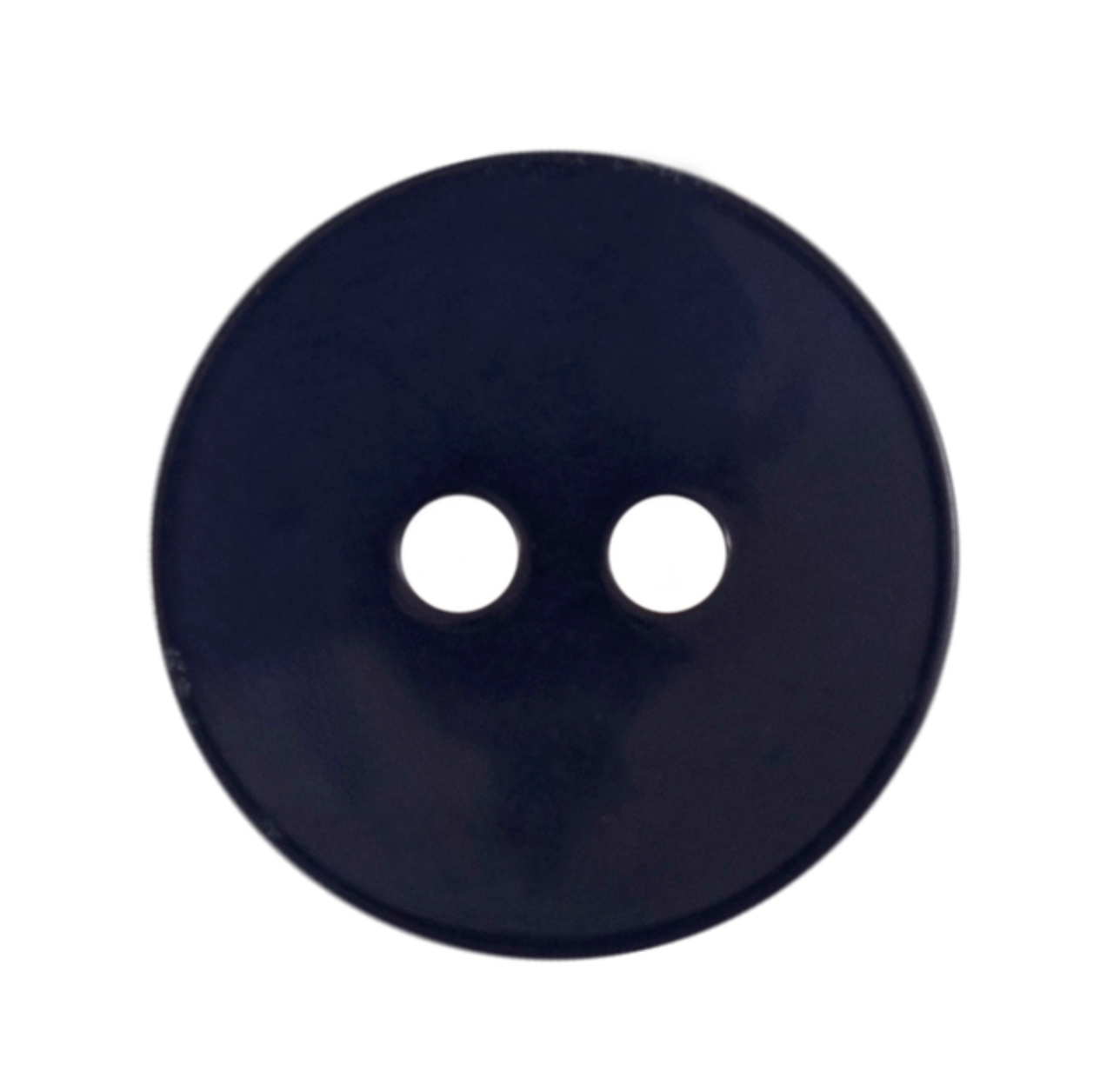 2-Hole 15mm Button in Navy-Button-Flying Bobbins Haberdashery