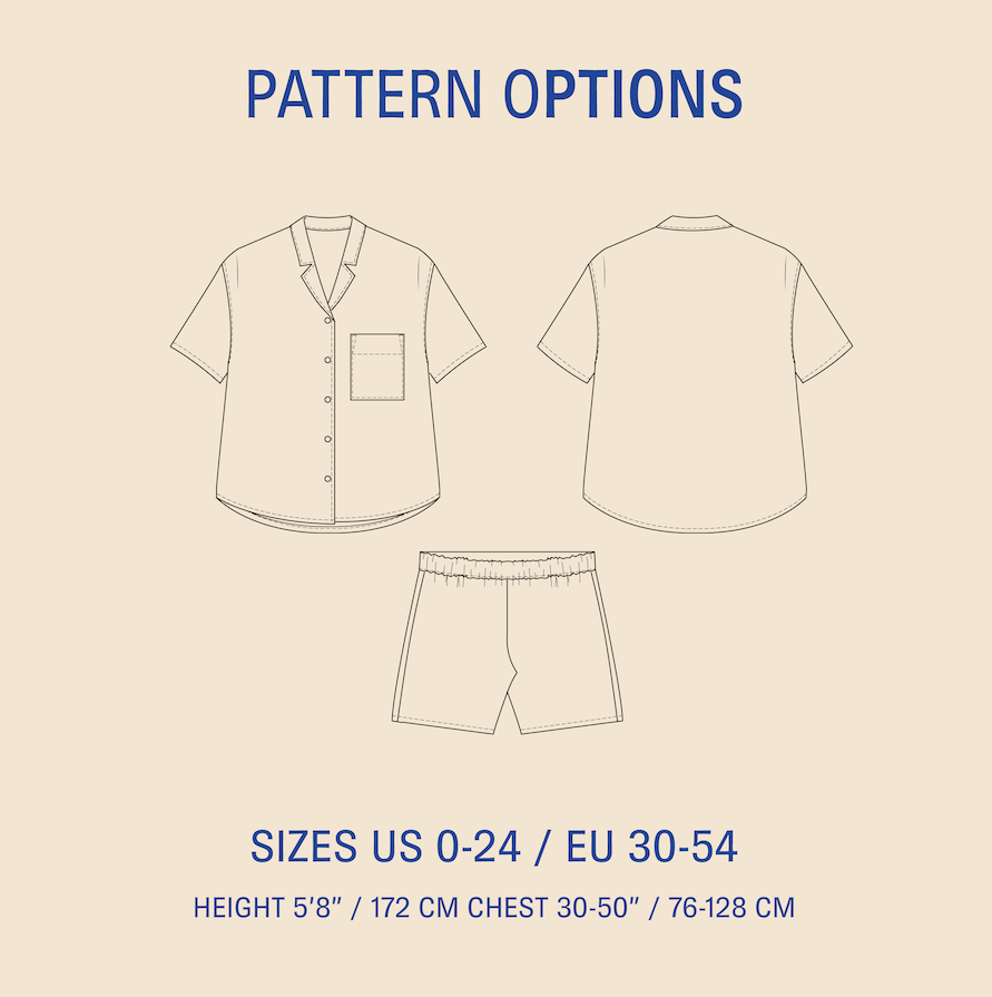 Wardrobe by Me, Camp Shirt & Shirts Set-Pattern-Flying Bobbins Haberdashery