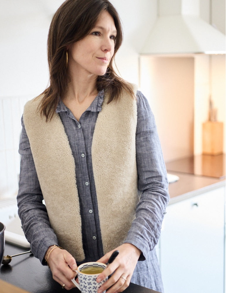 Atelier Scammit, Berger Gilet-Pattern-Flying Bobbins Haberdashery