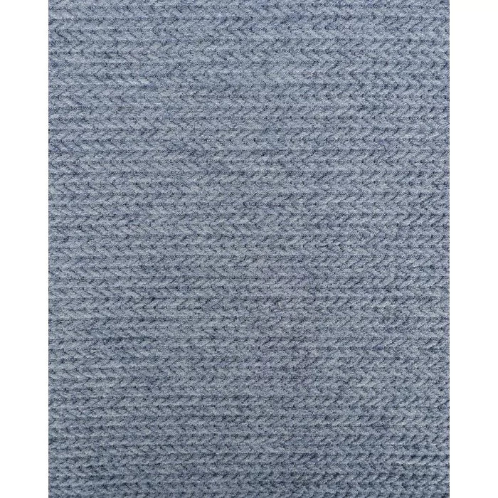 Angora Touch Cable Knit - Blue-Jacquard Knit-Flying Bobbins Haberdashery