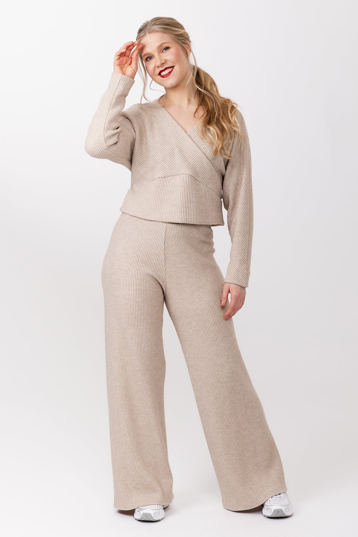 Kajo Batwing Wrap Sweater & Dress-Flying Bobbins Haberdashery