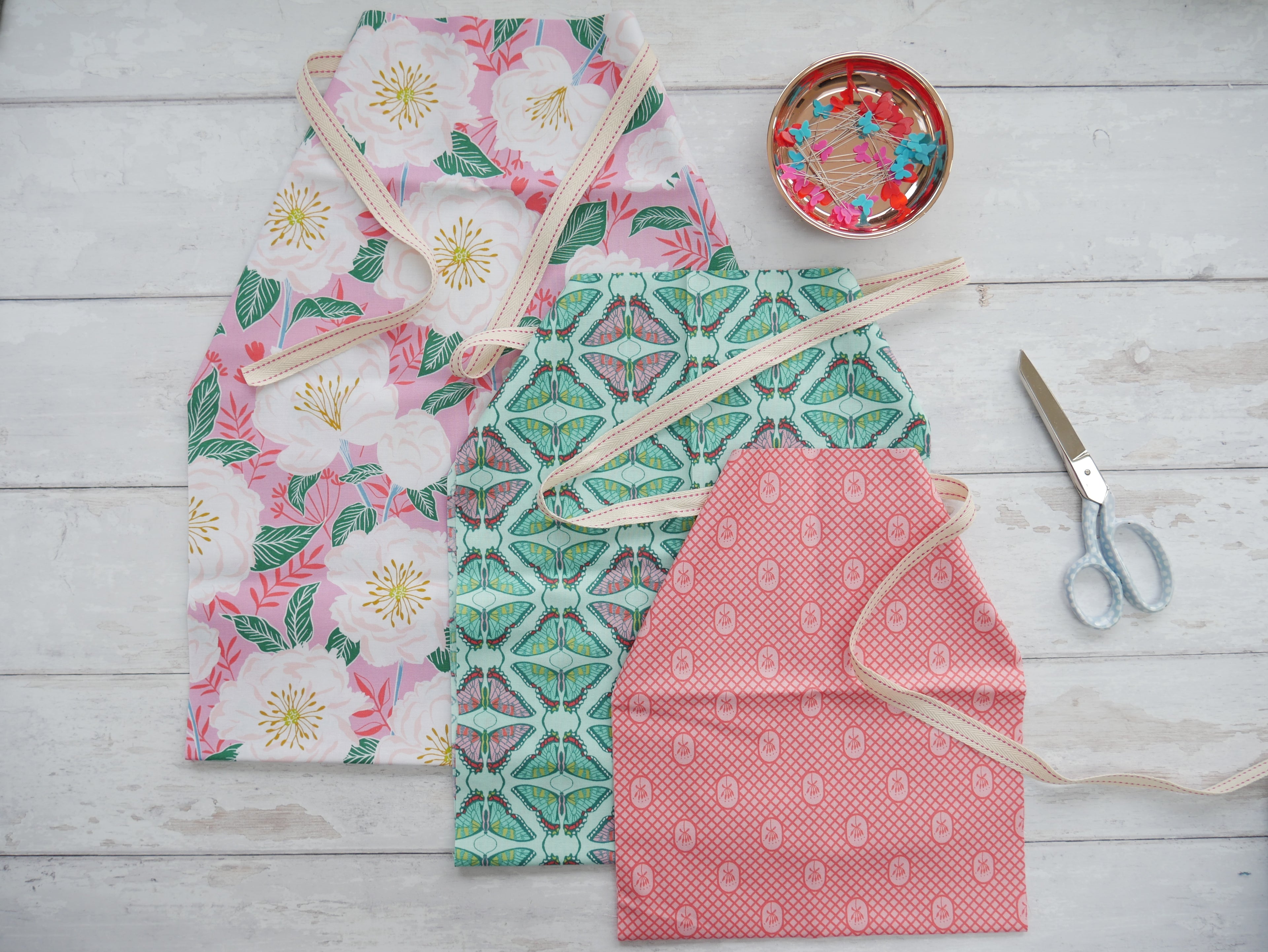 Drawstring Bag Trio - Camillias-Sewing Kit-Flying Bobbins Haberdashery