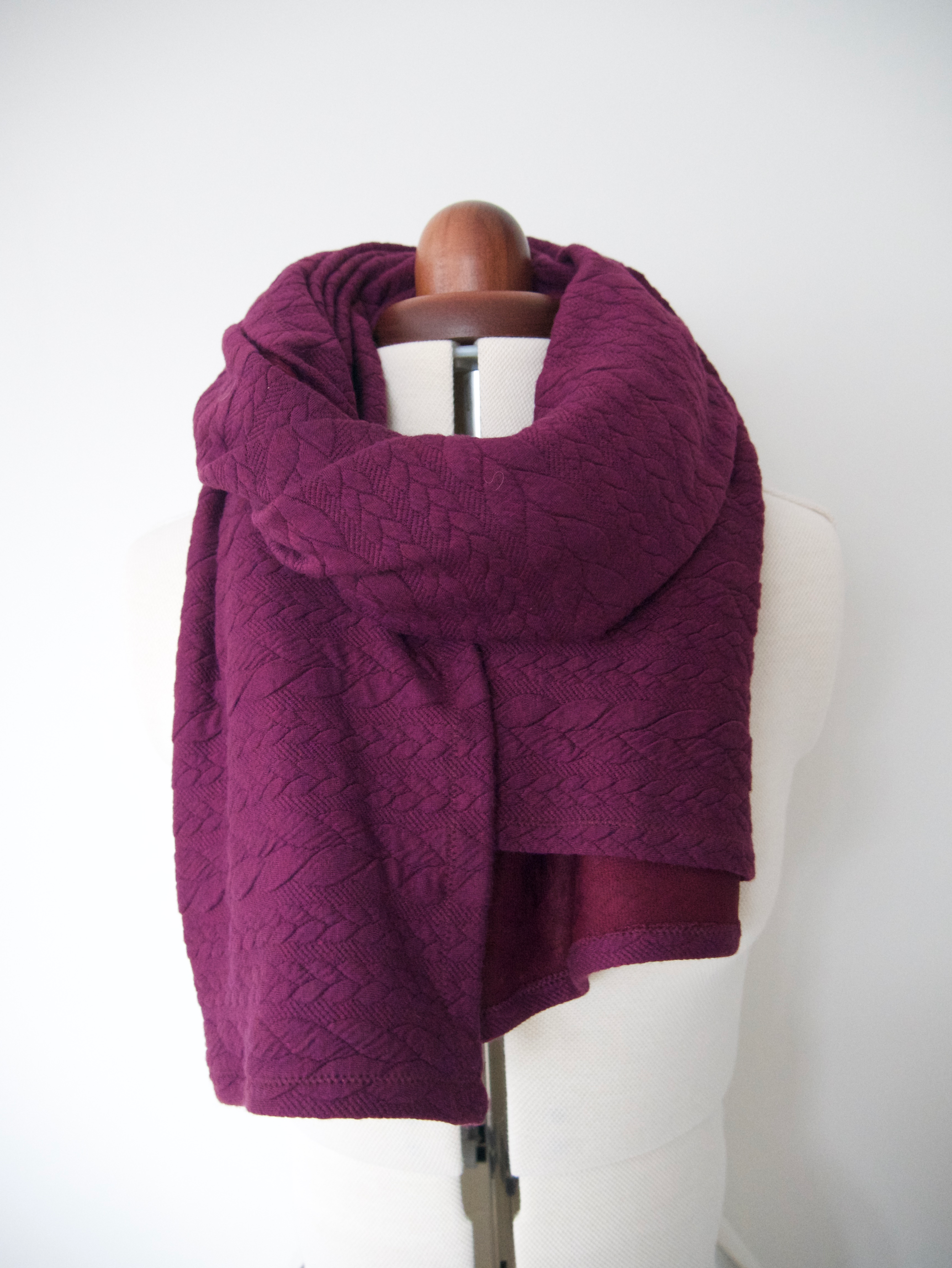 Cable Poncho & Ear Warmer Sewing Kit - Oatmeal-Sewing Kit-Flying Bobbins Haberdashery