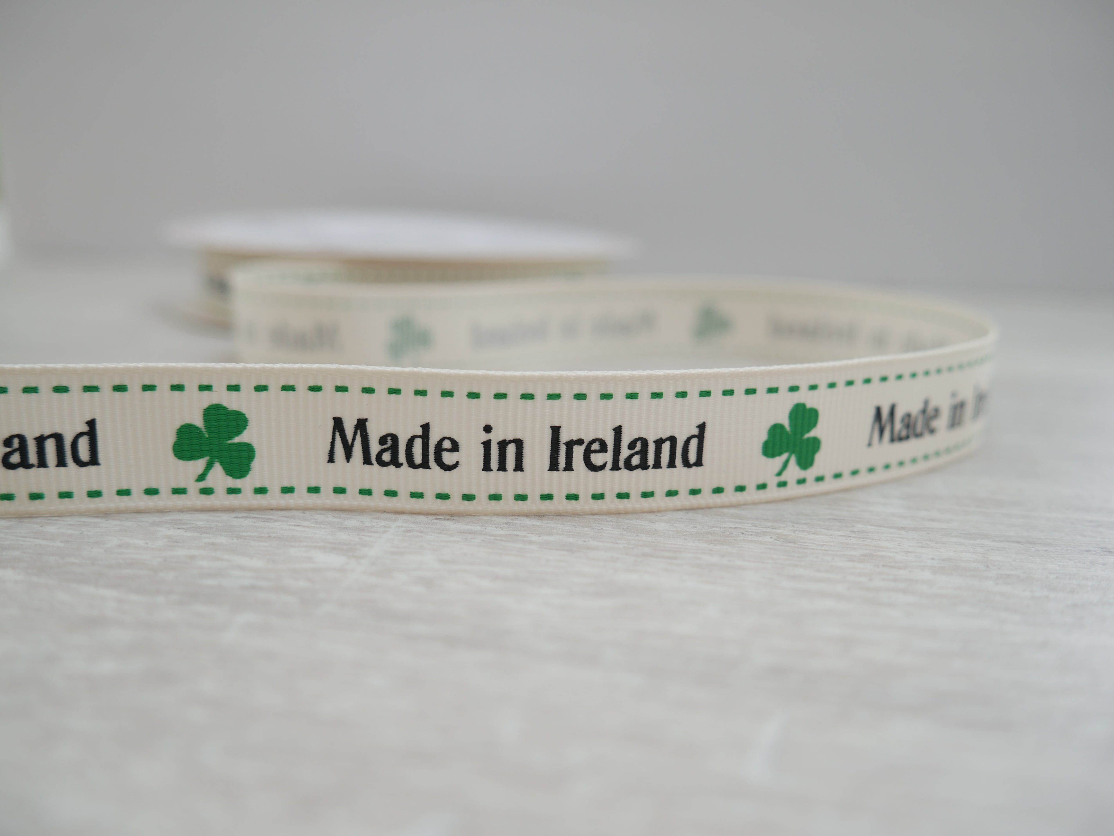 Made in Ireland Grosgrain Ribbon-Ribbon-Flying Bobbins Haberdashery