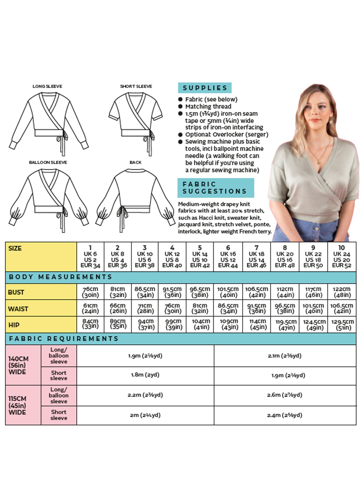 Tilly and the Buttons Pearl Wrap Cardigan - Printed Sewing Pattern-Patterns-Flying Bobbins Haberdashery