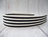 38mm Stripe Webbing - Black & White-Webbing-Flying Bobbins Haberdashery