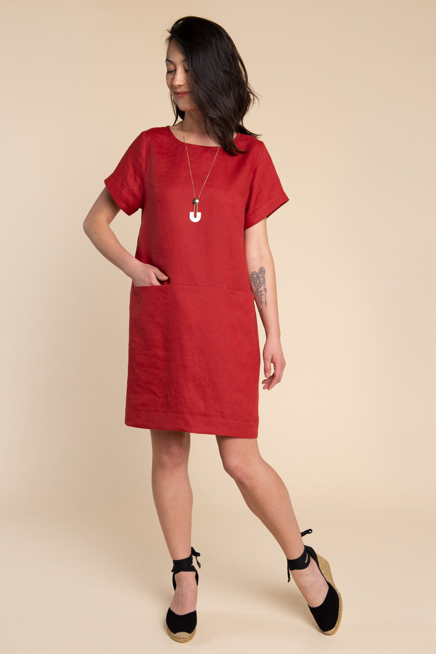 Closet Core Patterns, Cielo Top and Dress-Pattern-Flying Bobbins Haberdashery