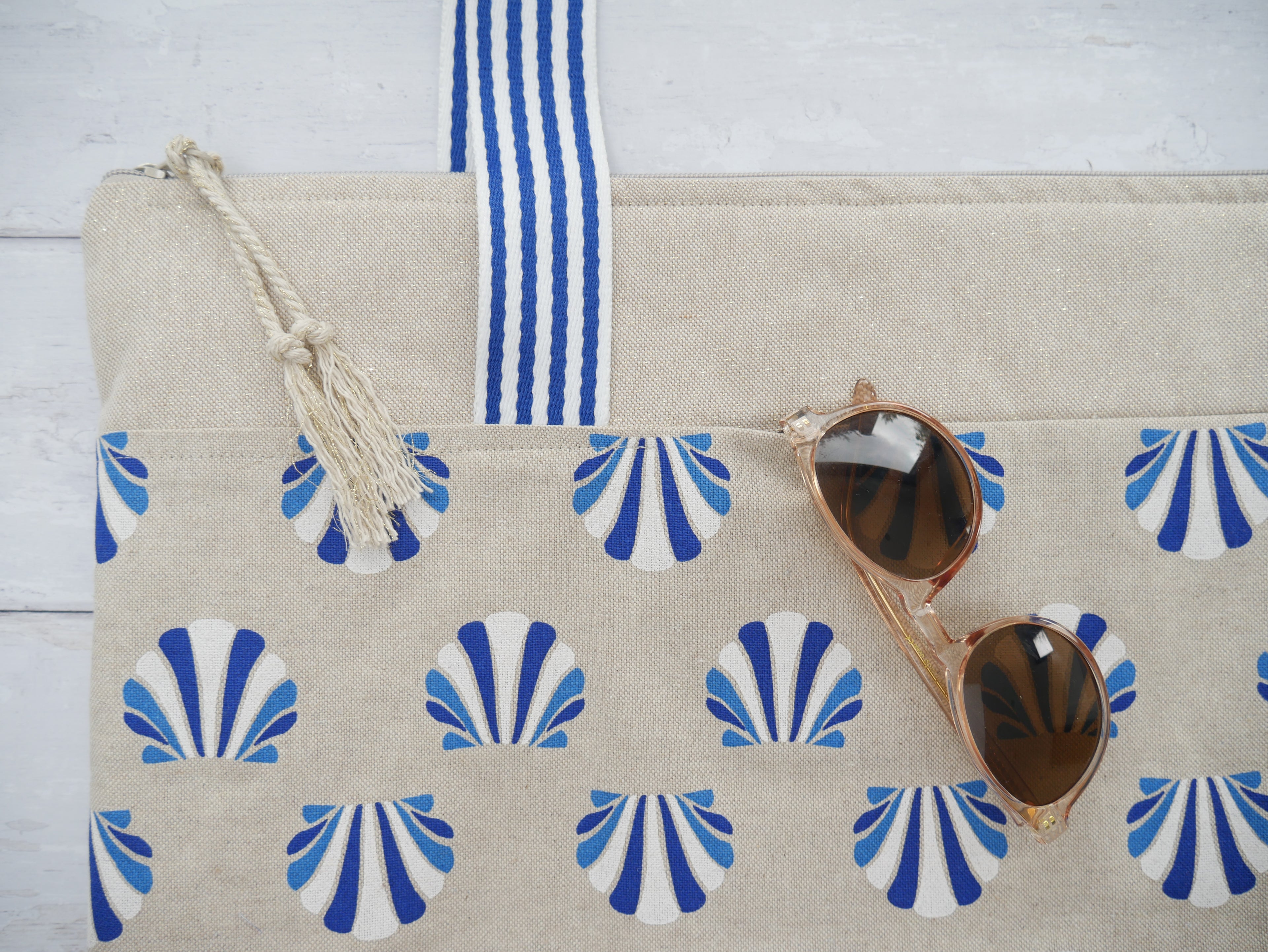 Flying Bobbins Zip Tote Bag Pattern & Tutorial-Sewing Pattern-Flying Bobbins Haberdashery