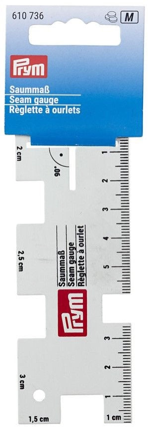 Prym Metal Seam Gauge-Tools-Flying Bobbins Haberdashery