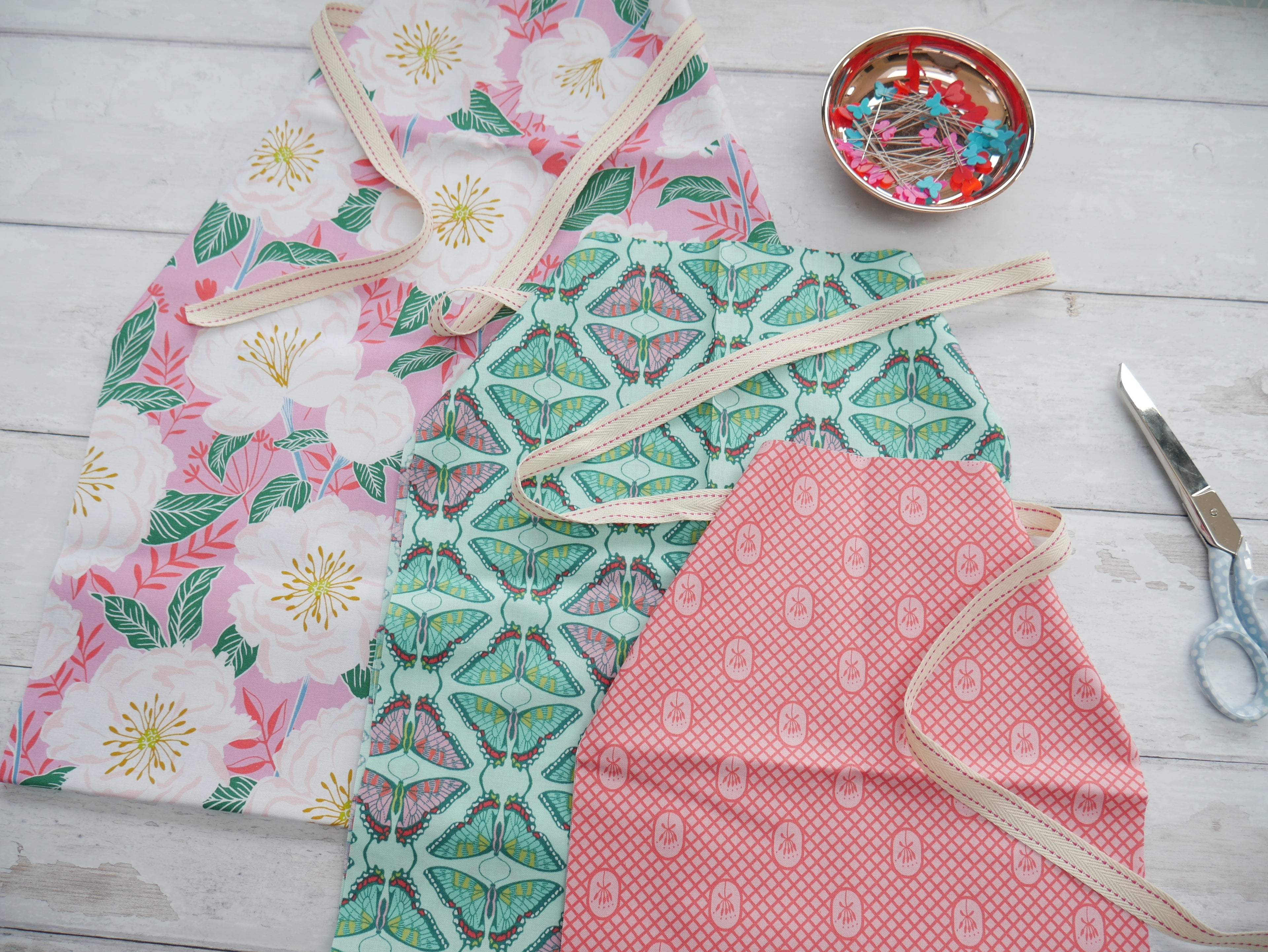 Drawstring Bag Trio - Camillias-Sewing Kit-Flying Bobbins Haberdashery