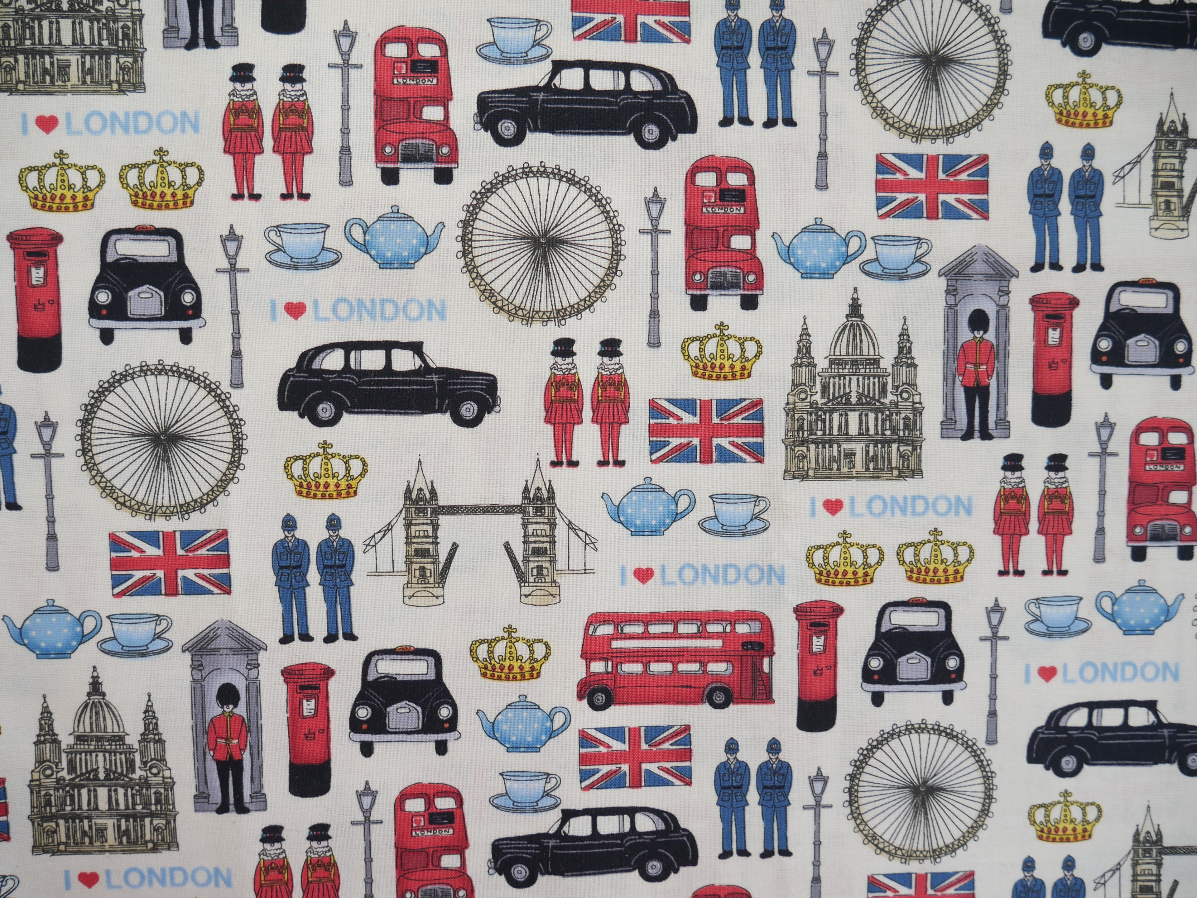 Pack-Away Shopping Bag Kit - London-Sewing Kit-Flying Bobbins Haberdashery