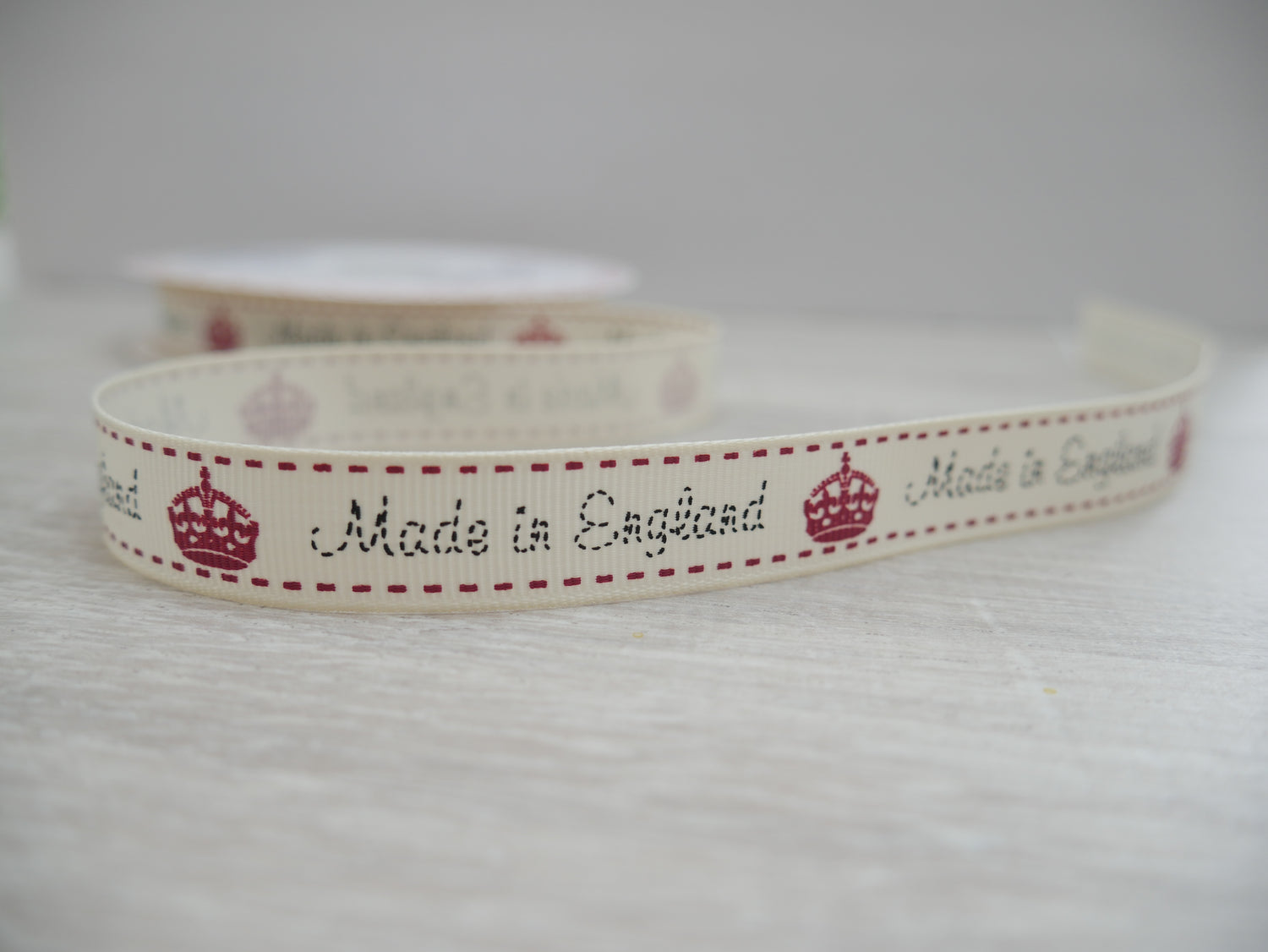 Made in England Grosgrain Ribbon-Ribbon-Flying Bobbins Haberdashery