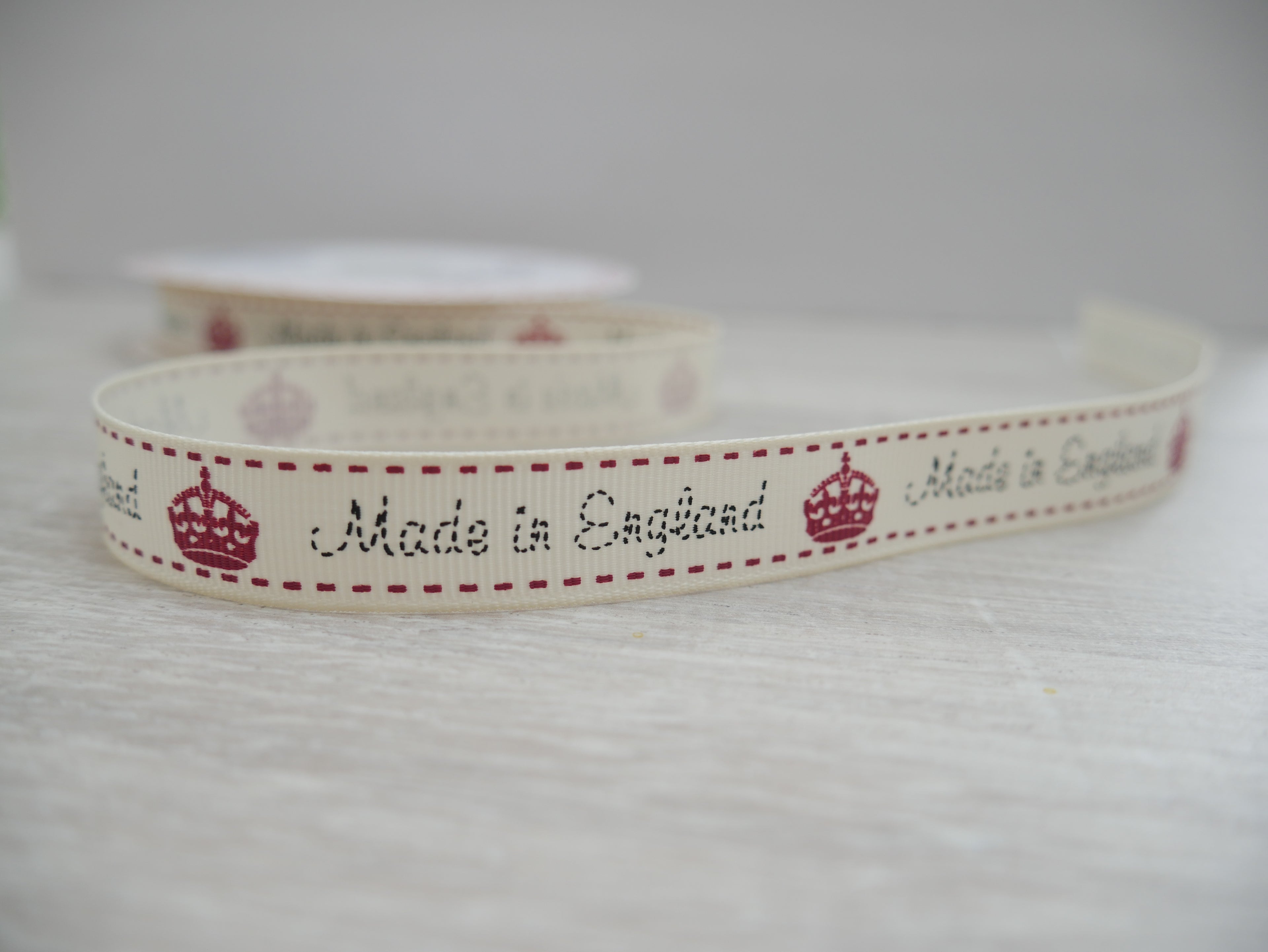 Made in England Grosgrain Ribbon-Ribbon-Flying Bobbins Haberdashery