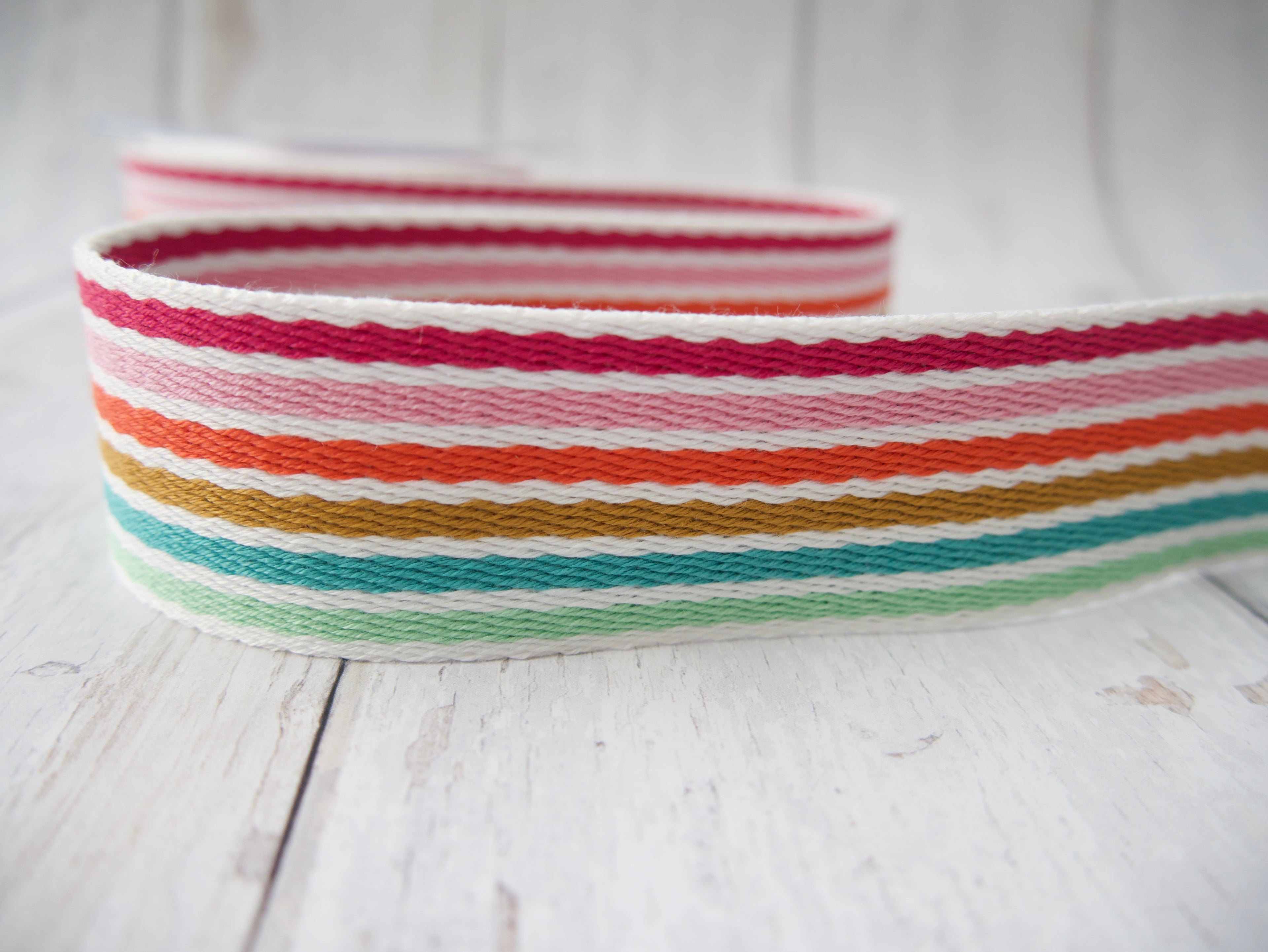 38mm Stripe Webbing - Multi-Webbing-Flying Bobbins Haberdashery