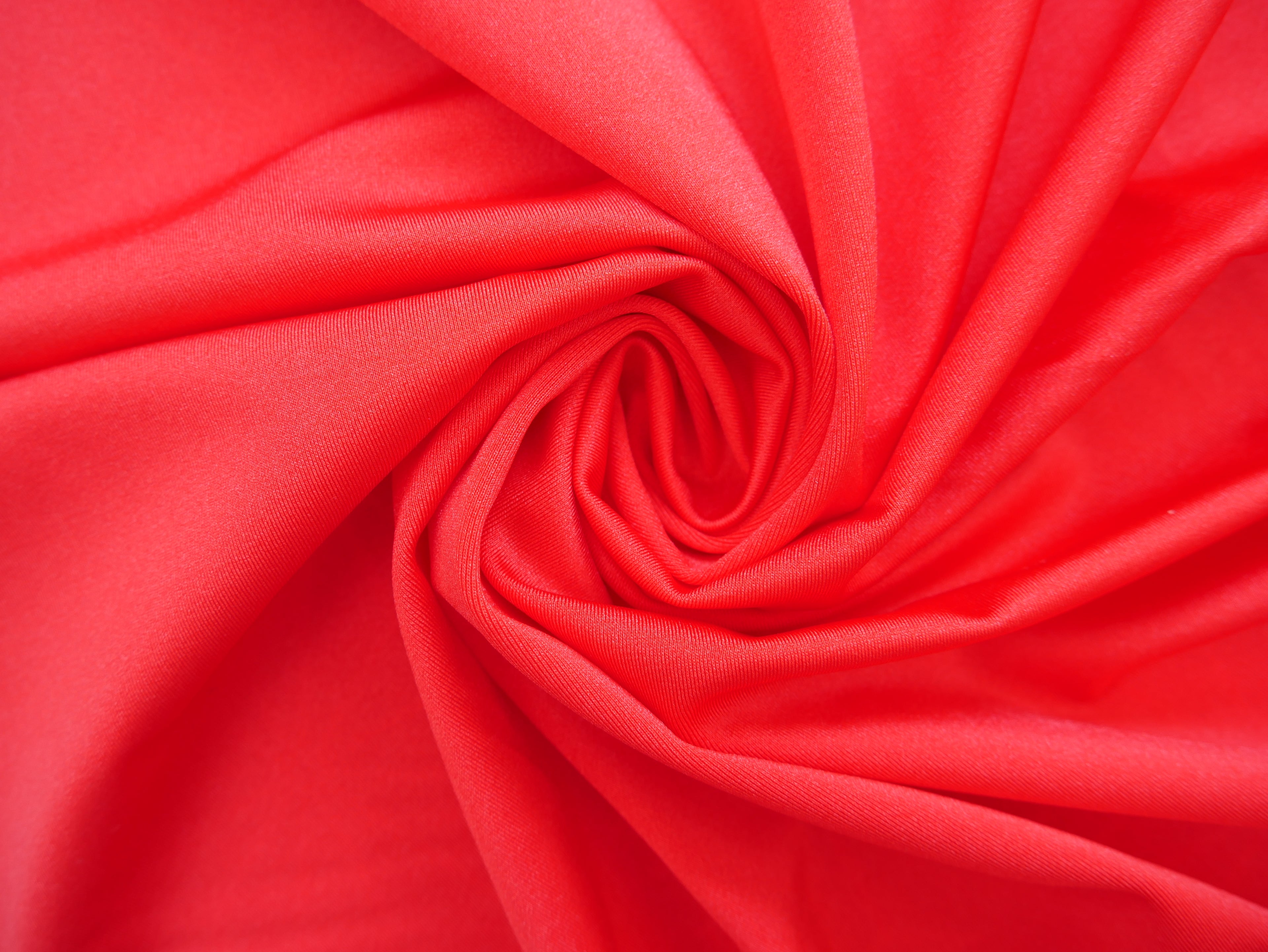 Red All-Way-Stretch Swimwear Jersey, £6.00 p/m-Swimwear Fabric-Flying Bobbins Haberdashery