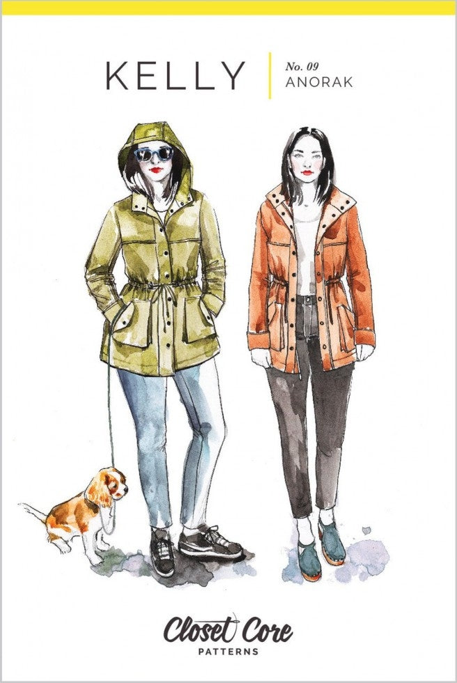 Closet Core Patterns, Kelly Anorak-Pattern-Flying Bobbins Haberdashery