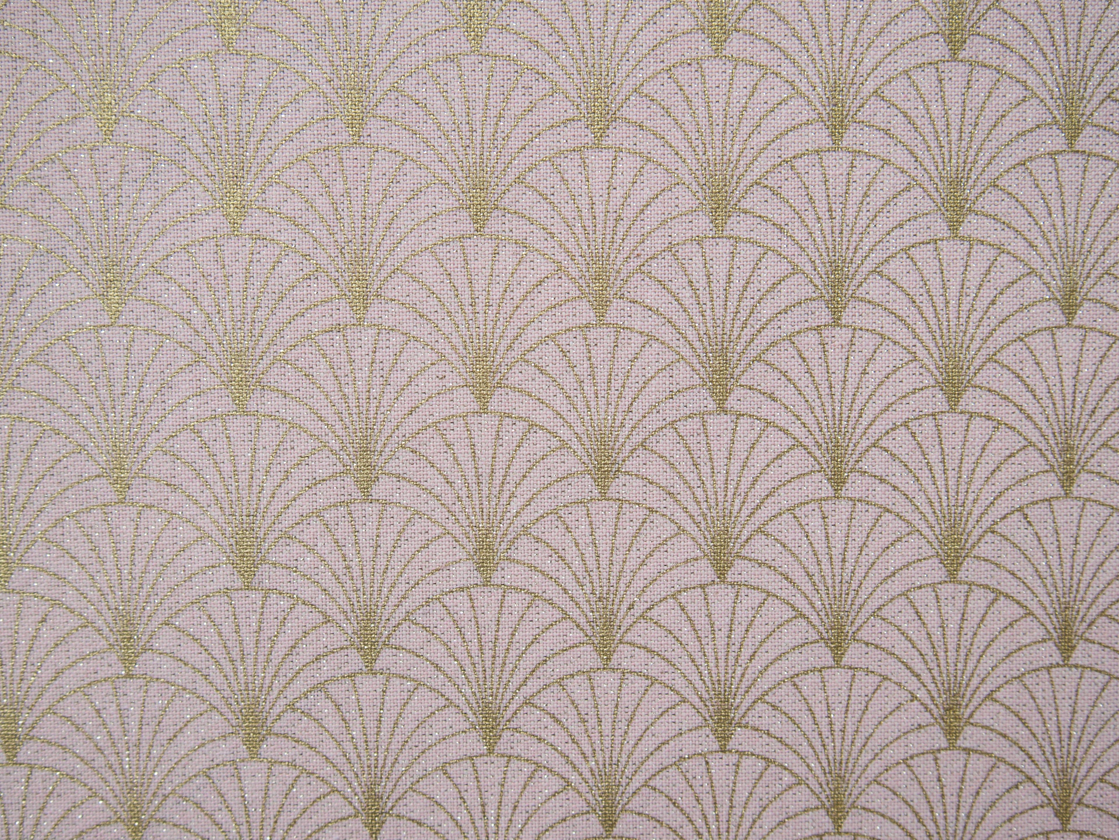 Art Deco Sparkle Half Panama, Pink £15 p/m-Fabric-Flying Bobbins Haberdashery