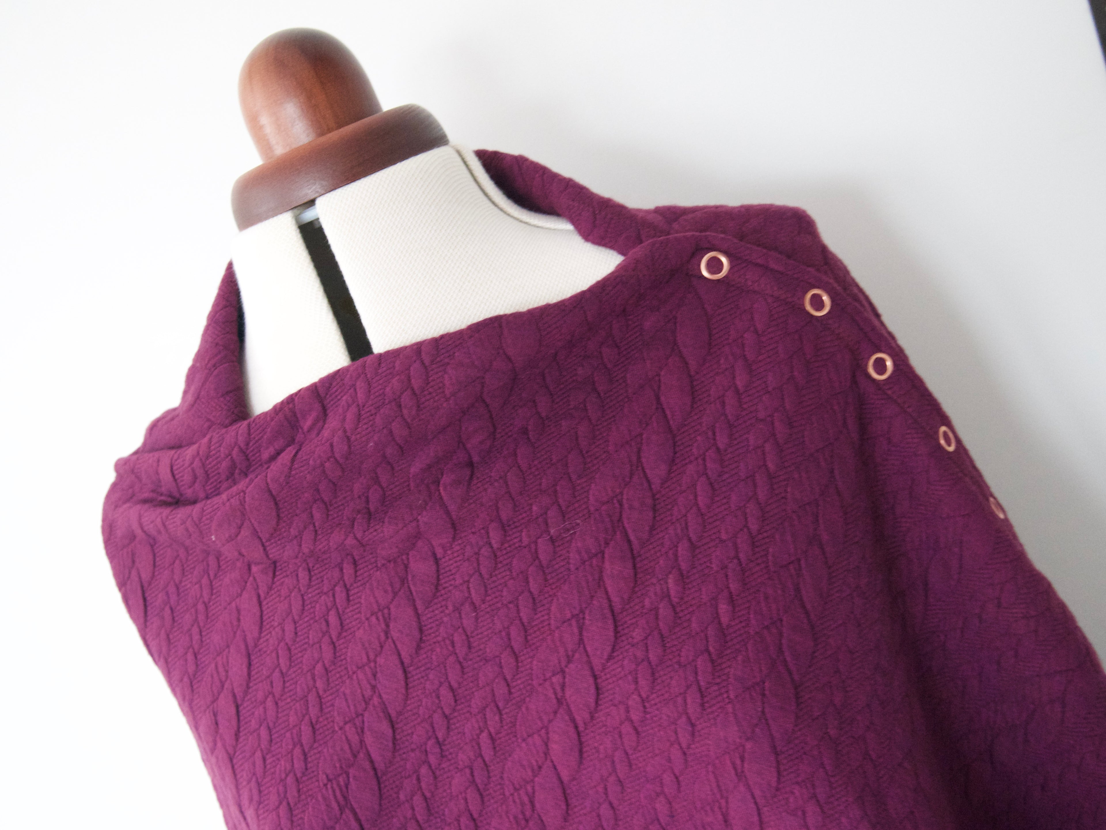 Cable Poncho & Ear Warmer Sewing Kit - Oatmeal-Sewing Kit-Flying Bobbins Haberdashery