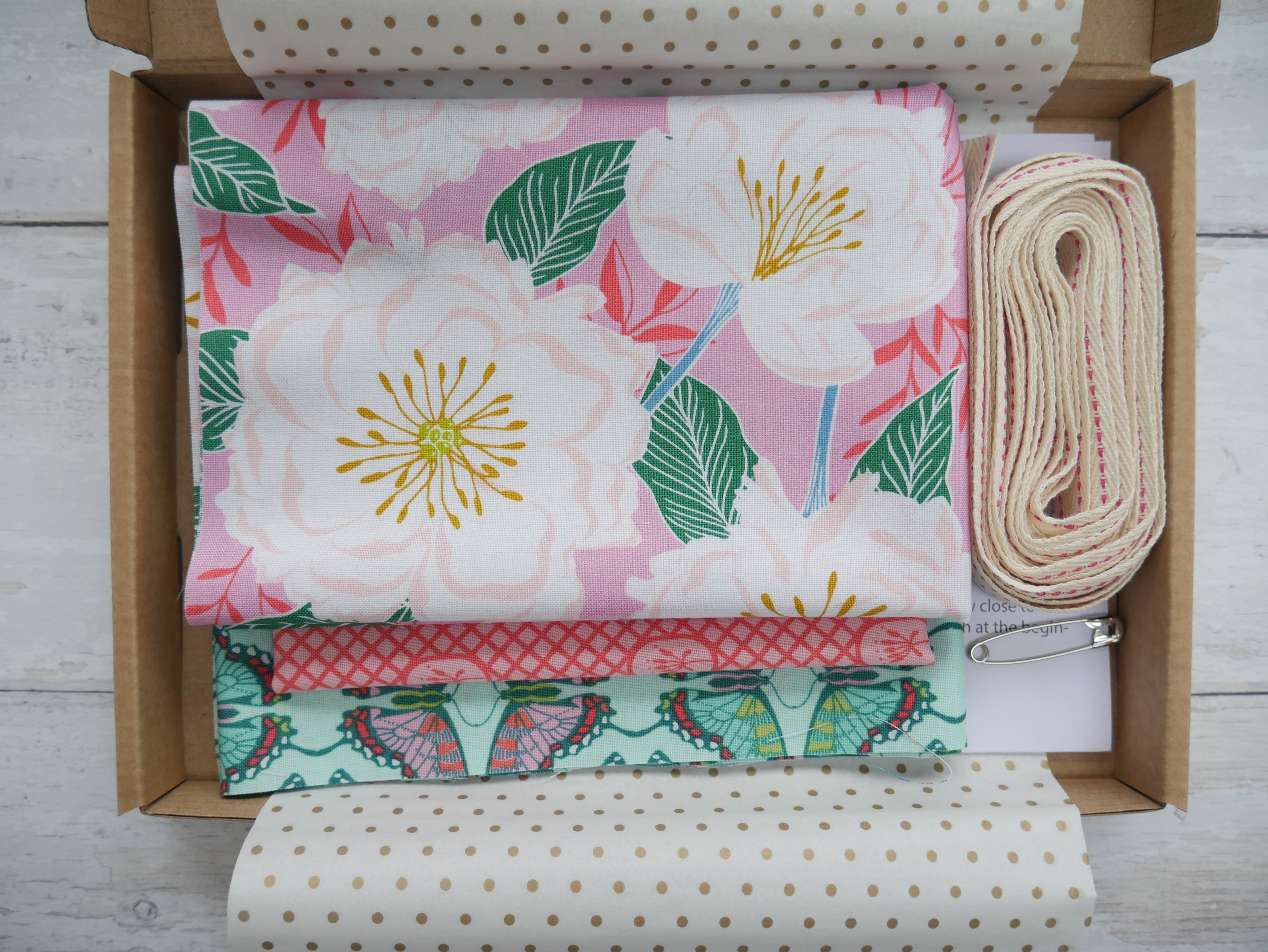 Drawstring Bag Trio - Camillias-Sewing Kit-Flying Bobbins Haberdashery