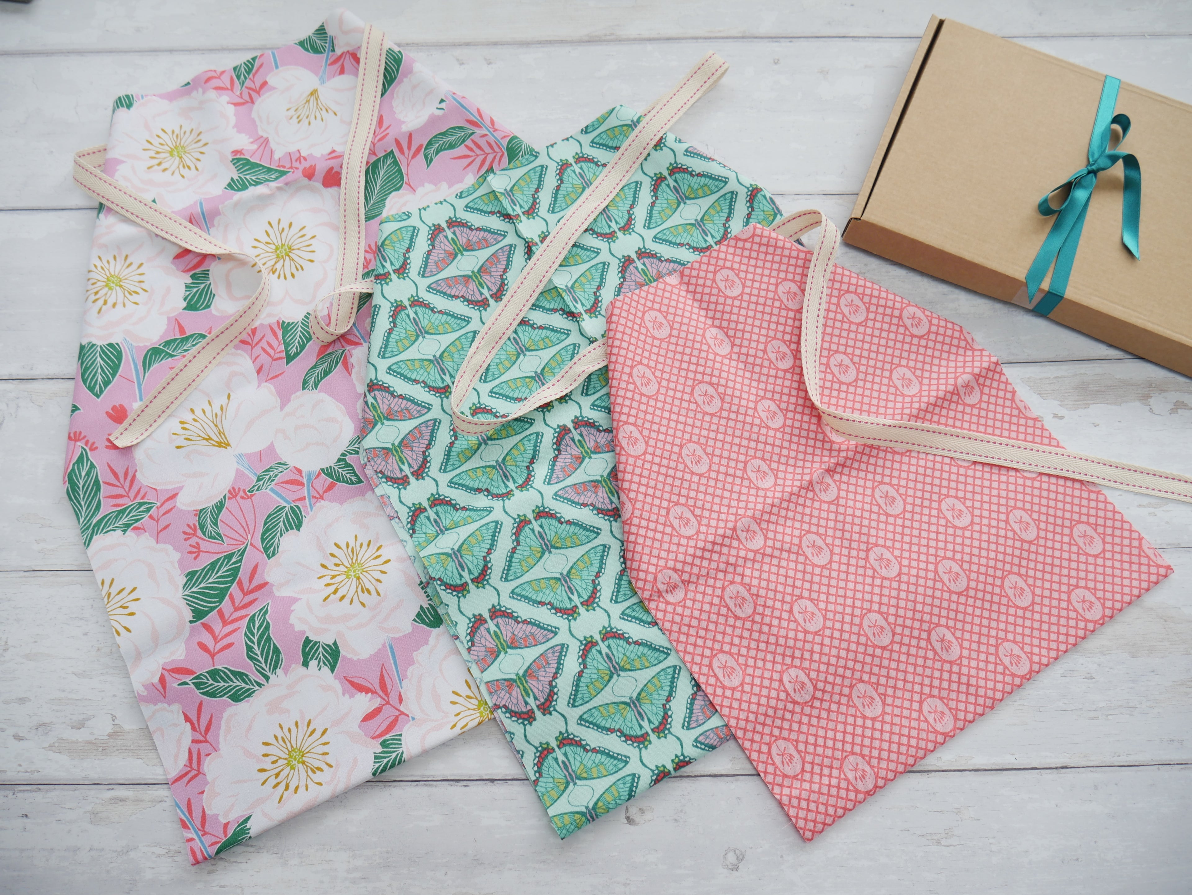 Drawstring Bag Trio - Camillias-Sewing Kit-Flying Bobbins Haberdashery