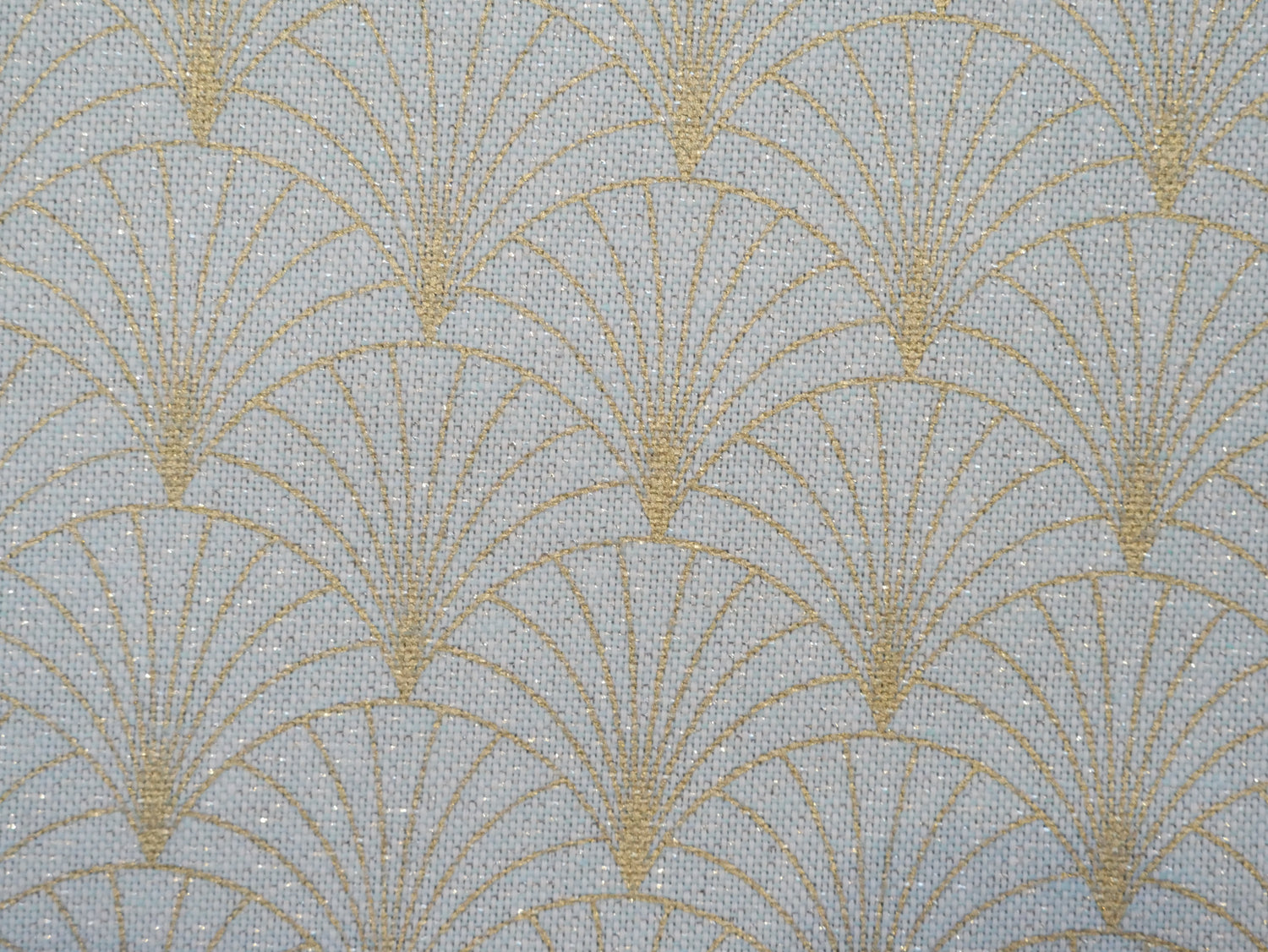 Art Deco Sparkle Half Panama, Mint £15 p/m-Fabric-Flying Bobbins Haberdashery