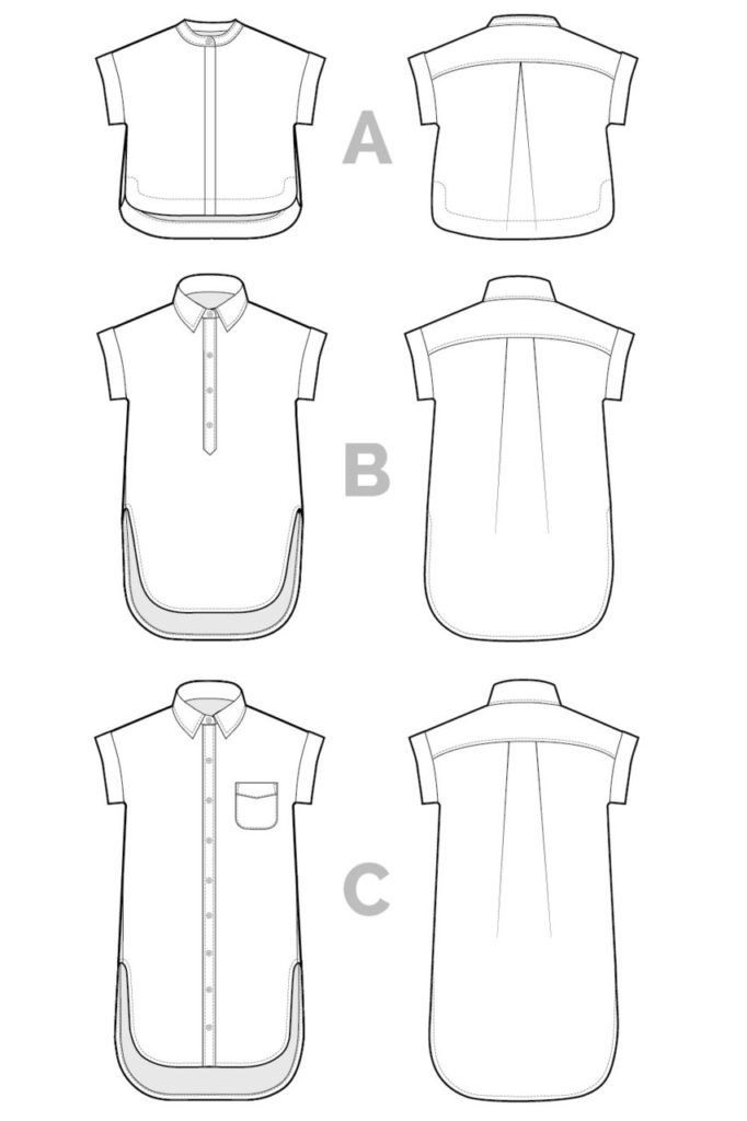 Closet Core Patterns, The Kalle Shirt Dress-Pattern-Flying Bobbins Haberdashery