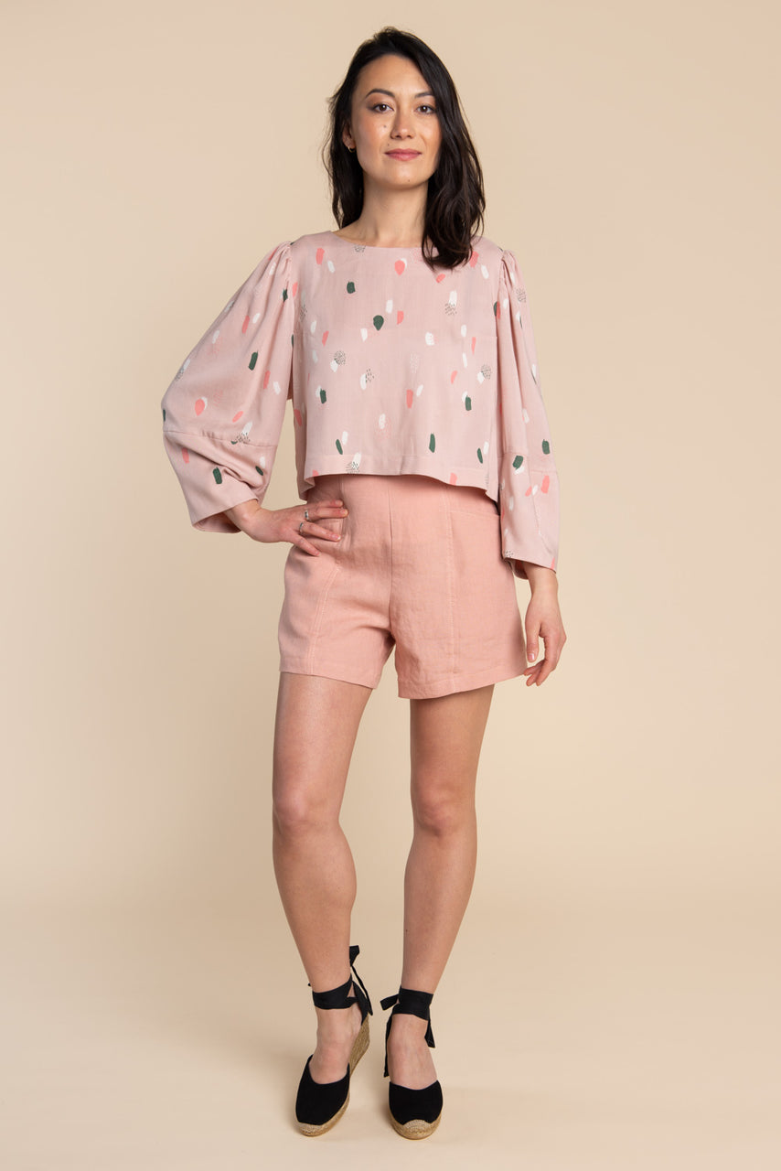 Closet Core Patterns, Cielo Top and Dress-Pattern-Flying Bobbins Haberdashery