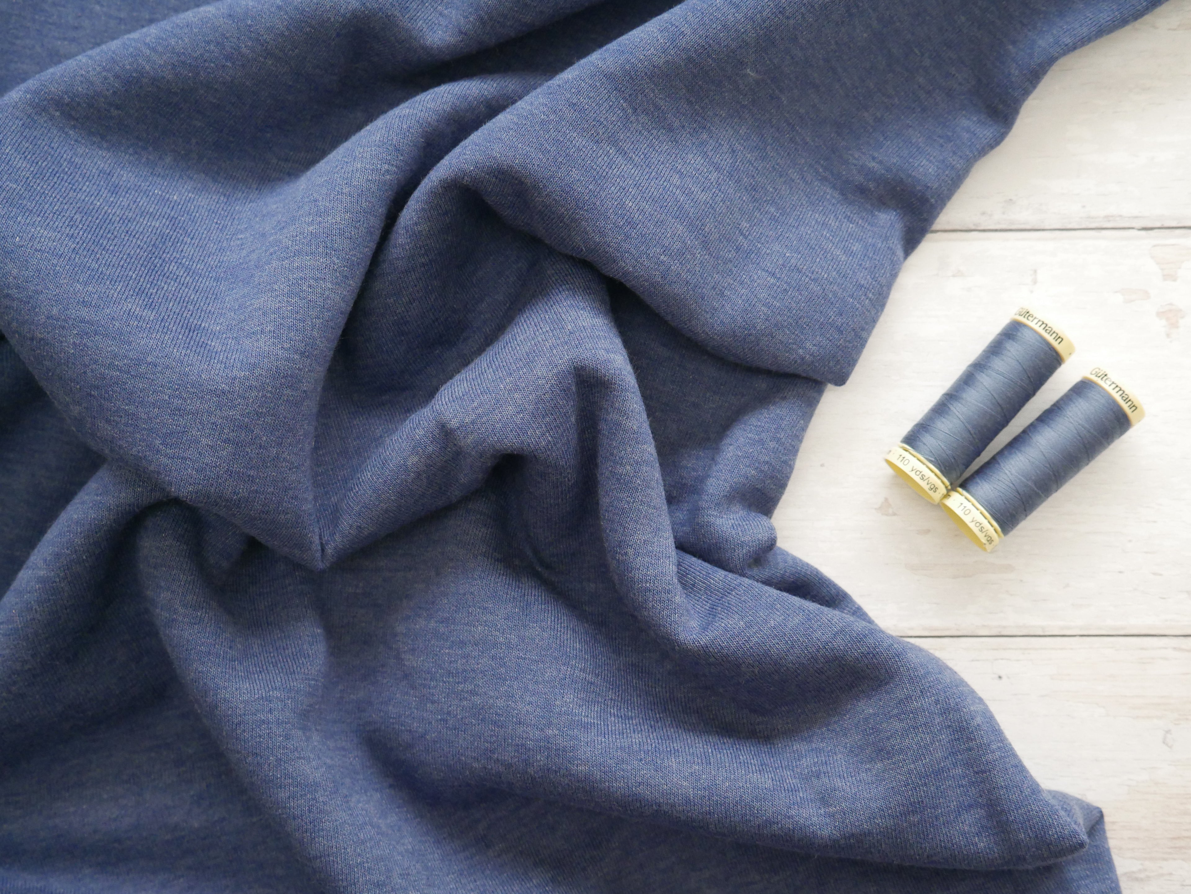 Plateau Joggers Kit - Blue Marl-Sewing Kit-Flying Bobbins Haberdashery