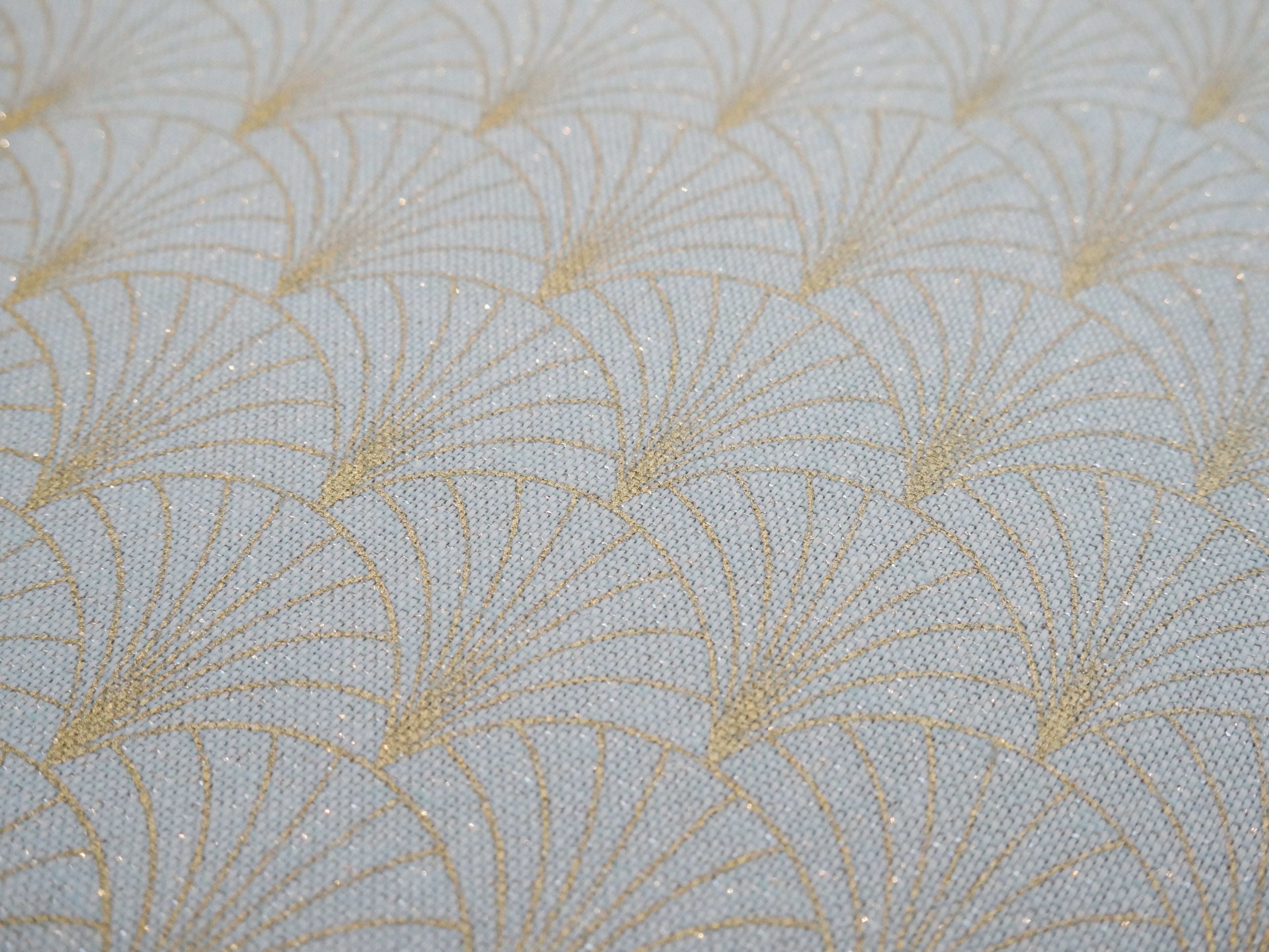 Art Deco Sparkle Half Panama, Mint £15 p/m-Fabric-Flying Bobbins Haberdashery
