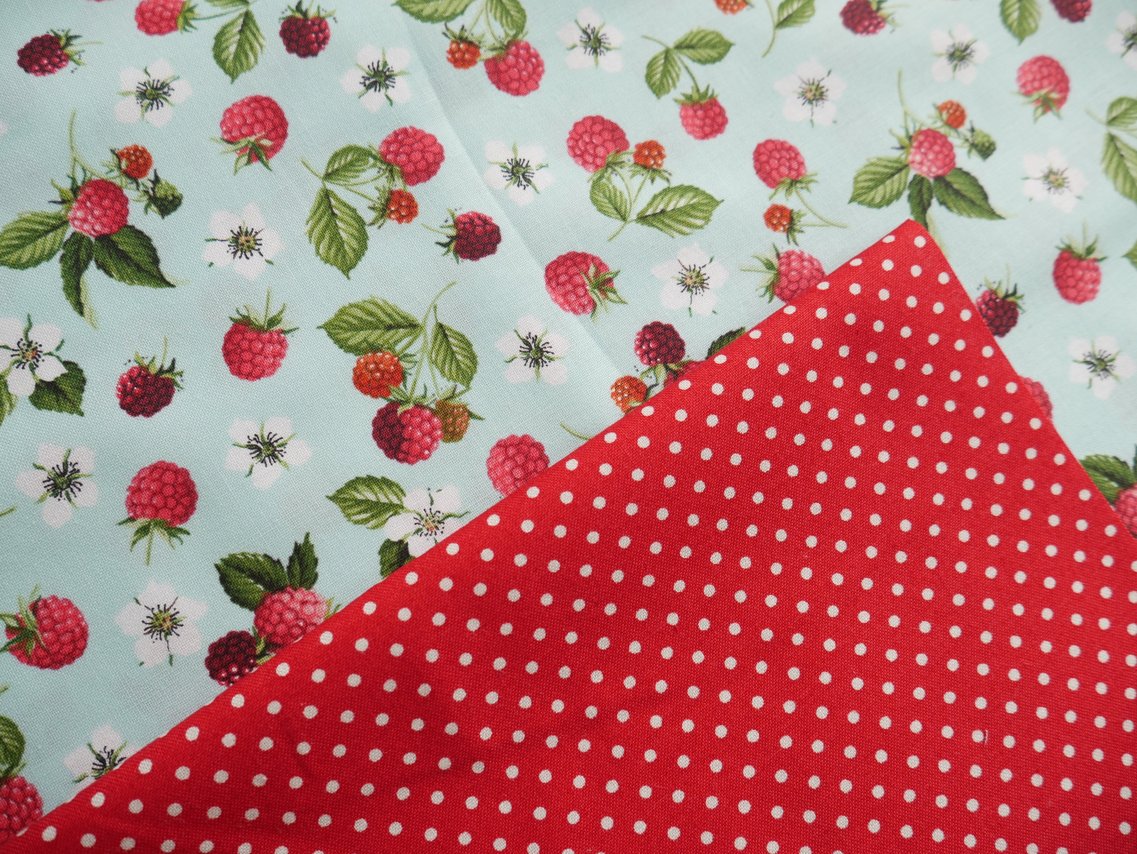 Apron Making Kit - Raspberries-Sewing Kit-Flying Bobbins Haberdashery