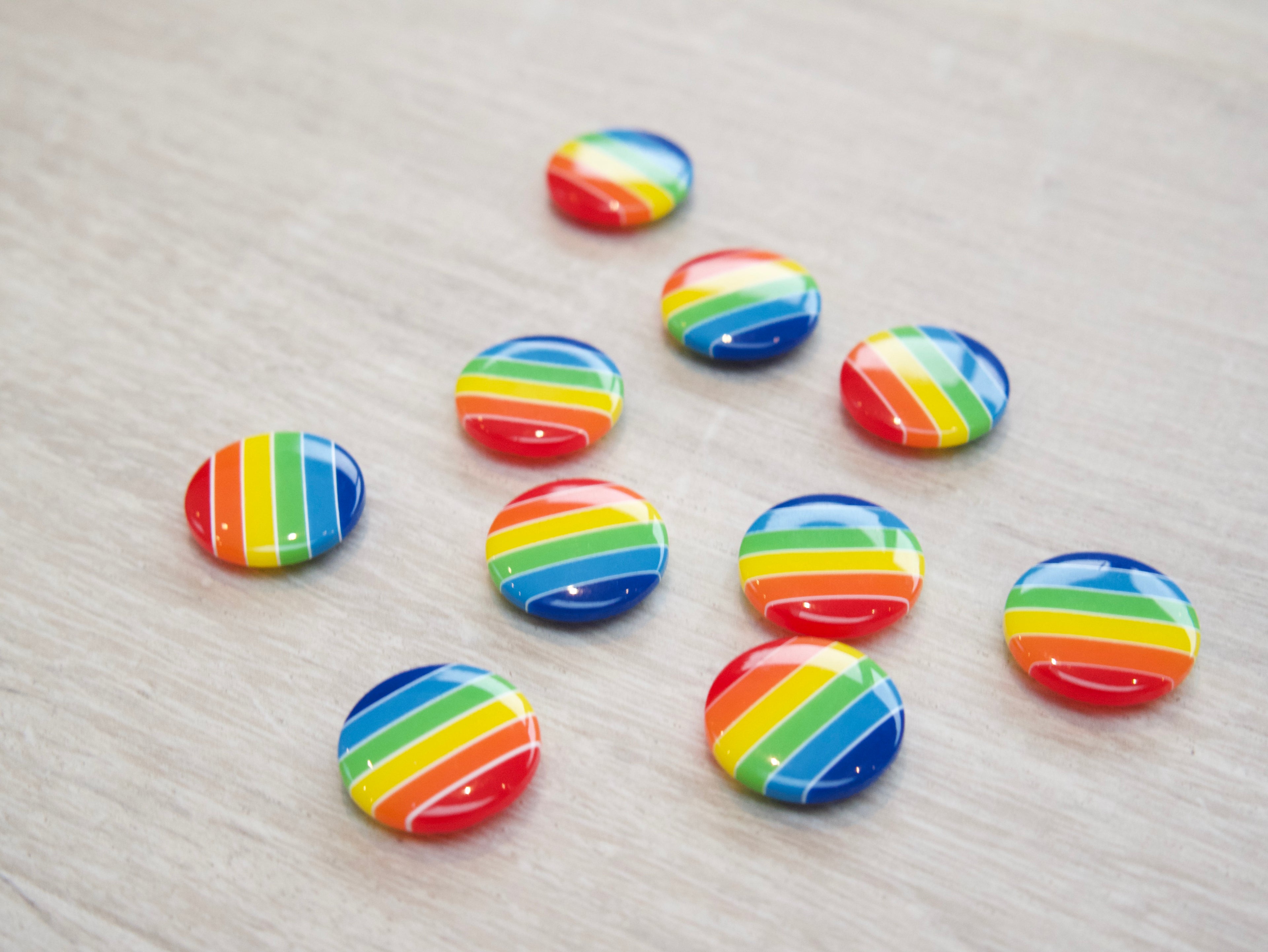 Rainbow Buttons-Button-Flying Bobbins Haberdashery