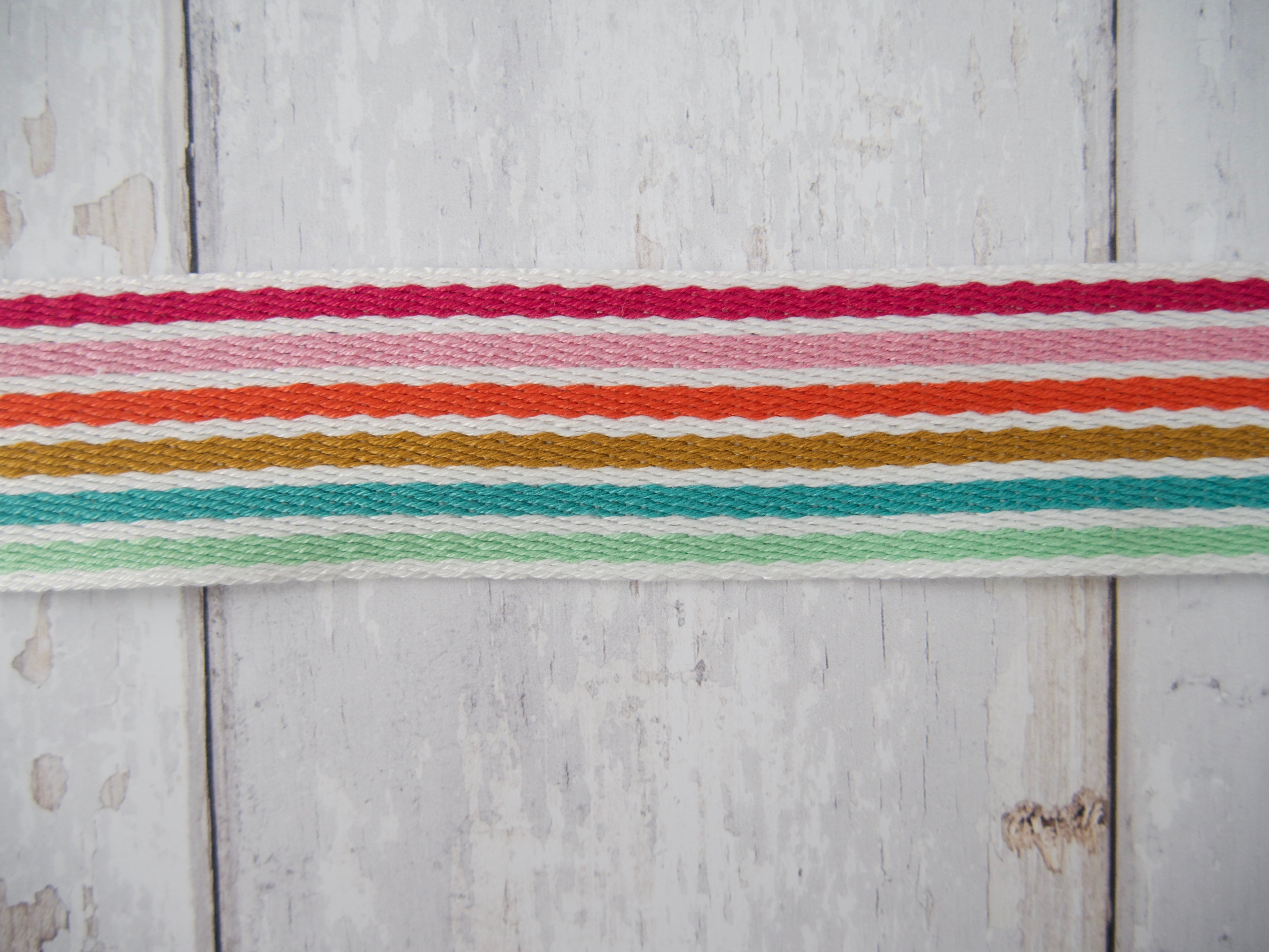 38mm Stripe Webbing - Multi-Webbing-Flying Bobbins Haberdashery