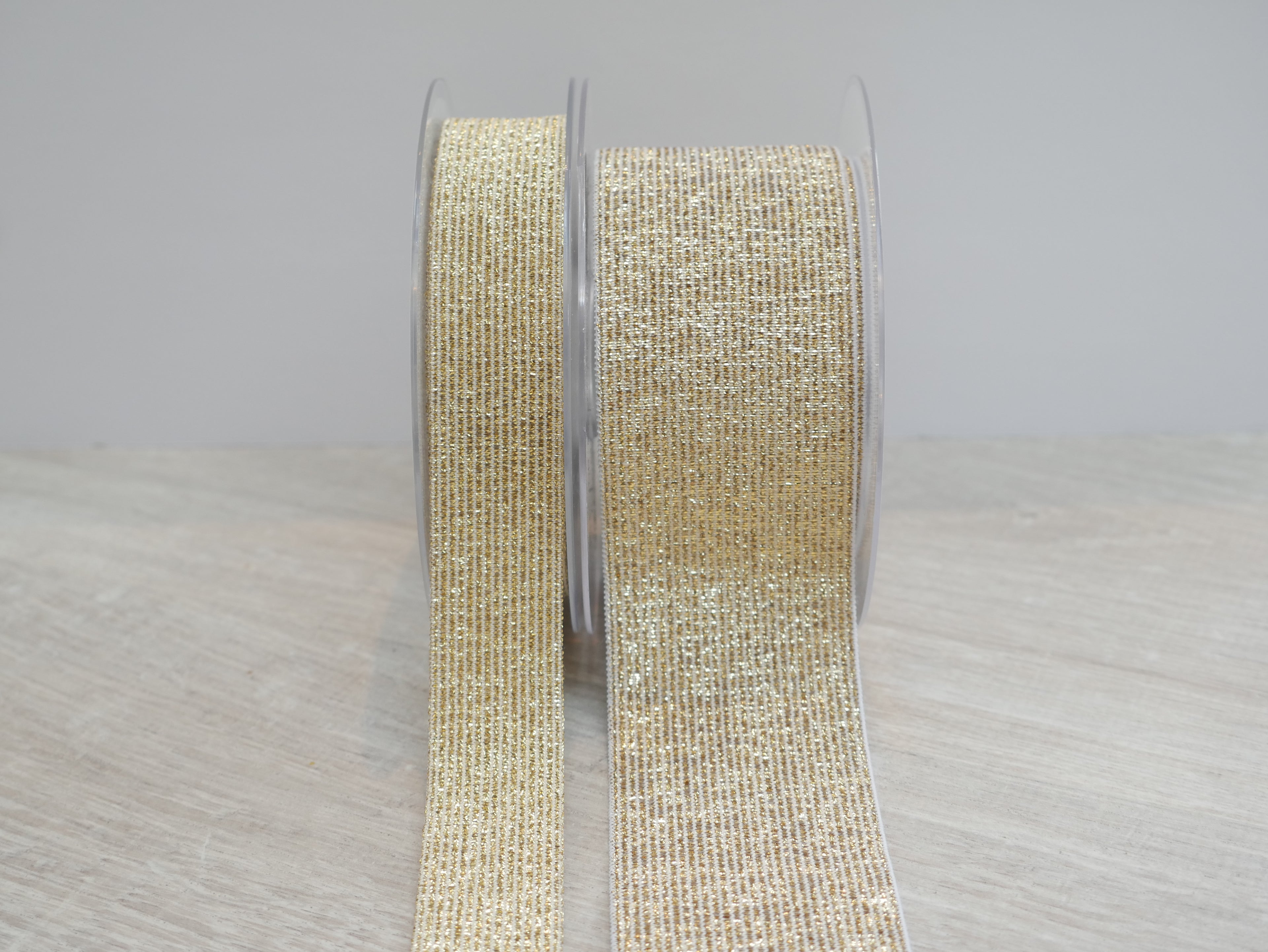 Metallic Gold Waistband Elastic, 25mm-Elastic-Flying Bobbins Haberdashery