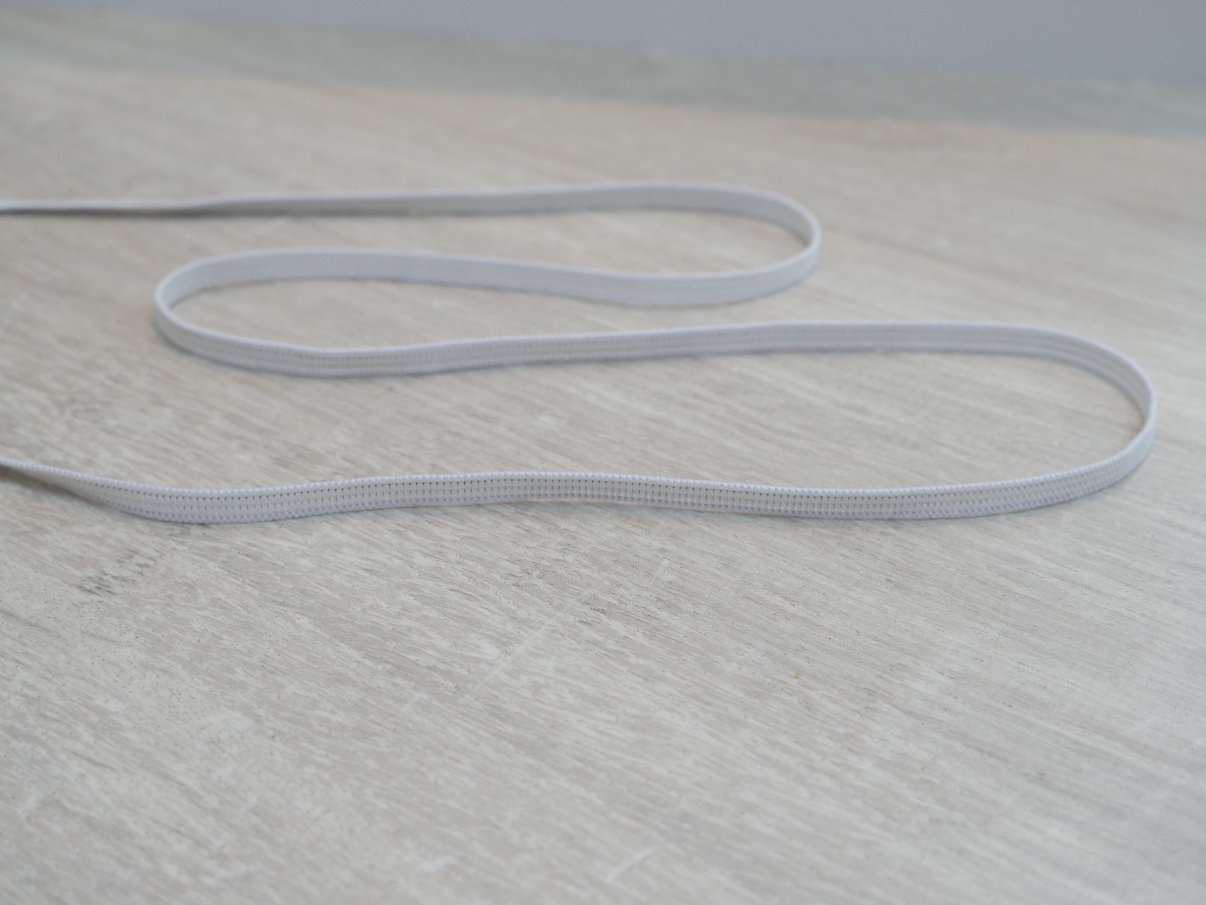 5mm Soft Elastic, White-Elastic-Flying Bobbins Haberdashery