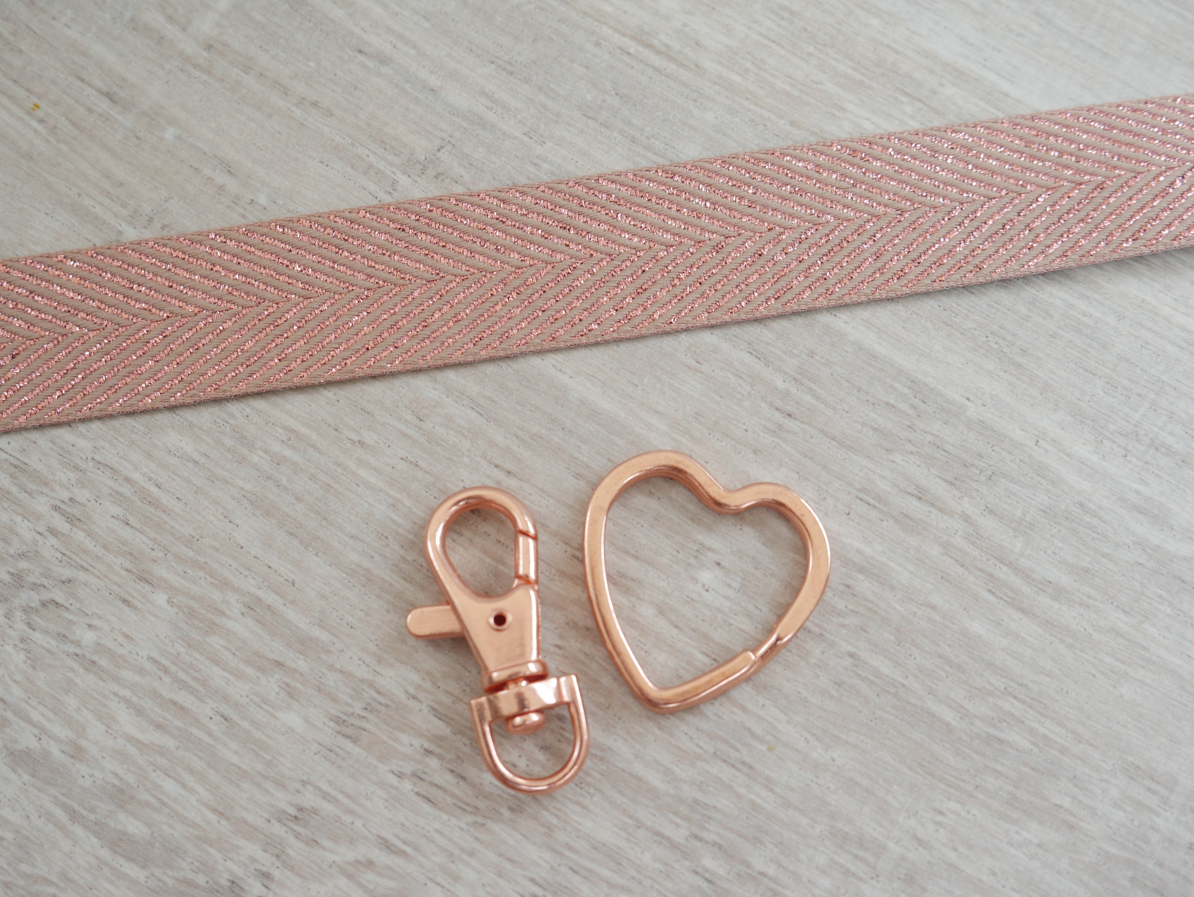 Split Ring, Heart Shape-Trim-Flying Bobbins Haberdashery