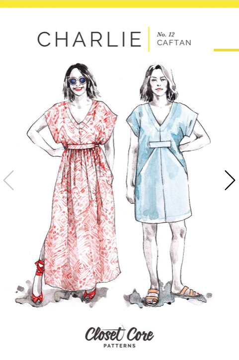 Charlie Caftan by Closet Core Patterns-Pattern-Flying Bobbins Haberdashery