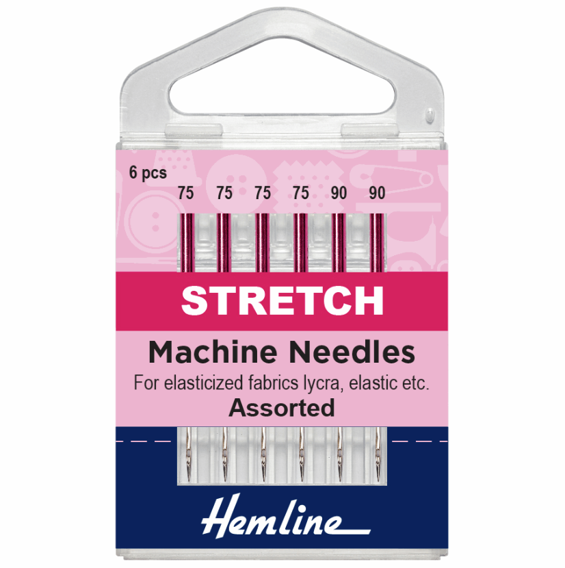 Hemline Stretch Machine Needles, Assorted-Needles-Flying Bobbins Haberdashery