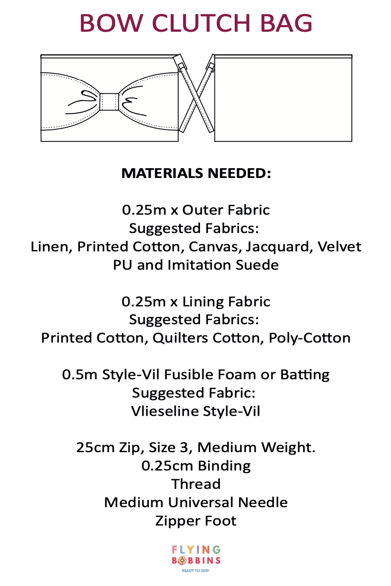 Flying Bobbins Bow Bag Pattern & Tutorial-Sewing Pattern-Flying Bobbins Haberdashery