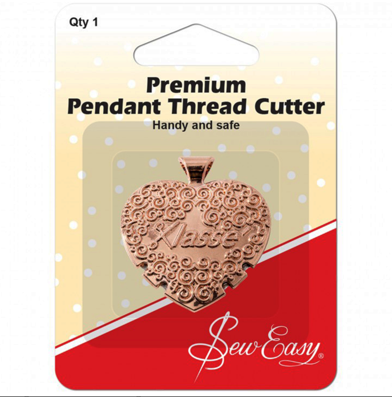 Rose Gold Pendant Thread Cutter-Tools-Flying Bobbins Haberdashery