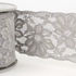 Wide Lace Elastic, 55mm, Grey-Haberdashery-Flying Bobbins Haberdashery