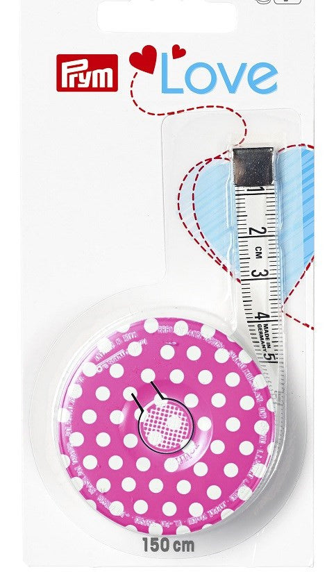 Prym Love Retractable Tape Measure-Tools-Flying Bobbins Haberdashery