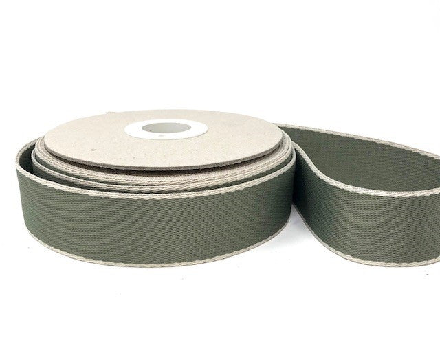 38mm Heavy Webbing - Sage-Webbing-Flying Bobbins Haberdashery