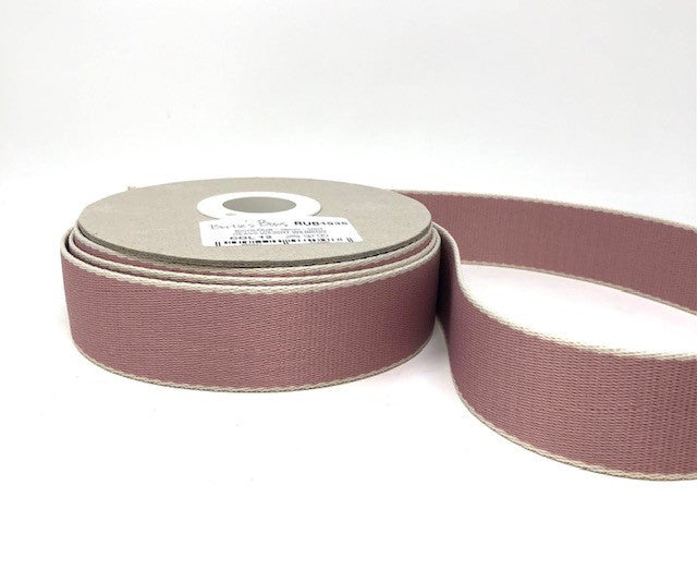38mm Heavy Webbing - Dusky Pink-Webbing-Flying Bobbins Haberdashery