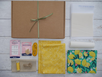 Espadrilles Kit - Lemons-Flying Bobbins Haberdashery
