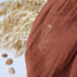 Atelier Brunette Sunset Cotton Gauze in Chestnut-Cotton Fabric-Flying Bobbins Haberdashery