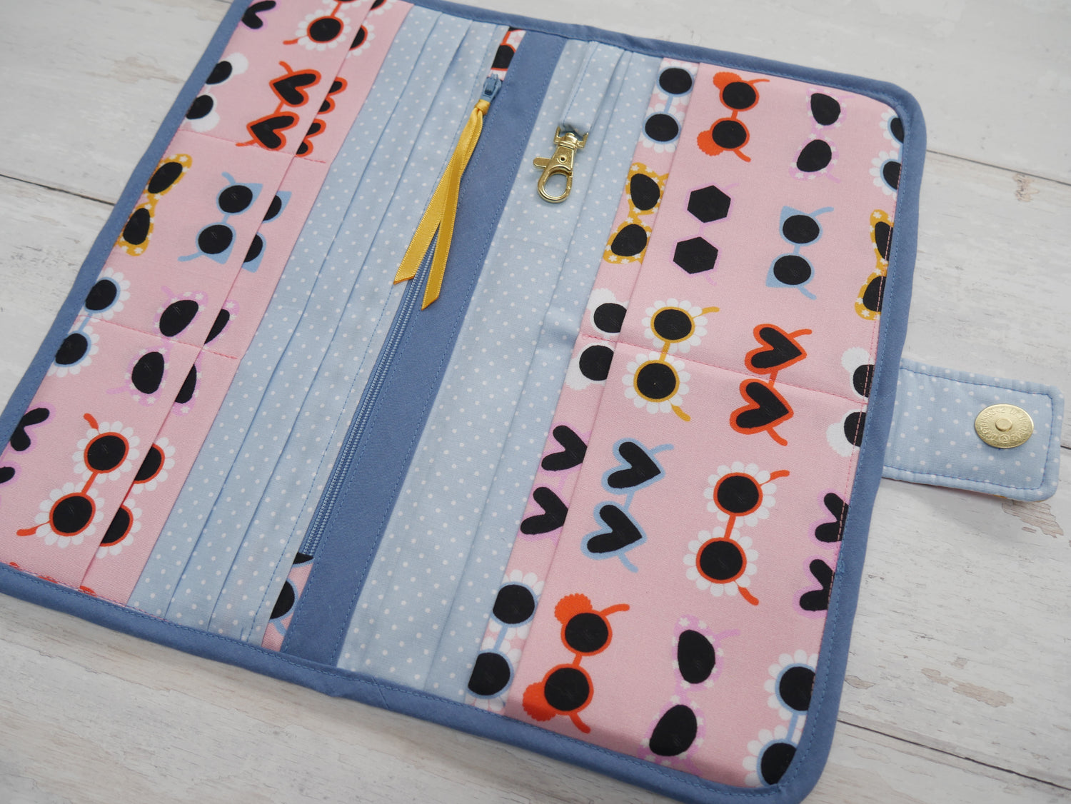 Travel Wallet PDF Pattern by Flying Bobbins-Sewing Kit-Flying Bobbins Haberdashery