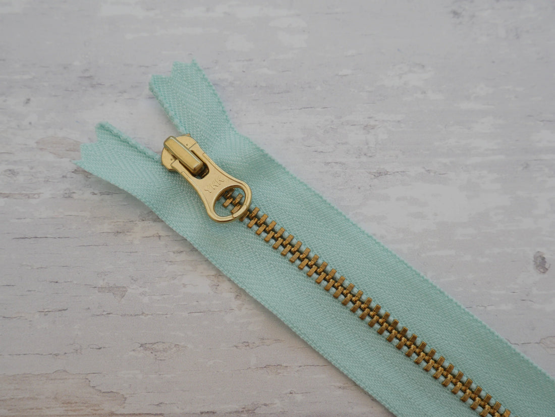YKK 25cm Metal Zip, Various Colours
