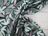 Leaves Print Viscose Challis in Green £12.50 p/m-Viscose-Flying Bobbins Haberdashery