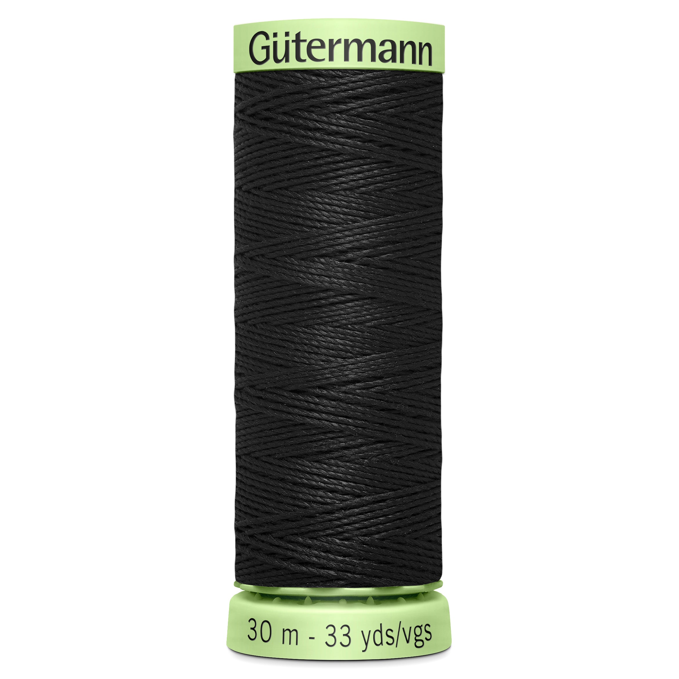 Gutermann Top Stitch Thread, 30m, Black-Thread-Flying Bobbins Haberdashery