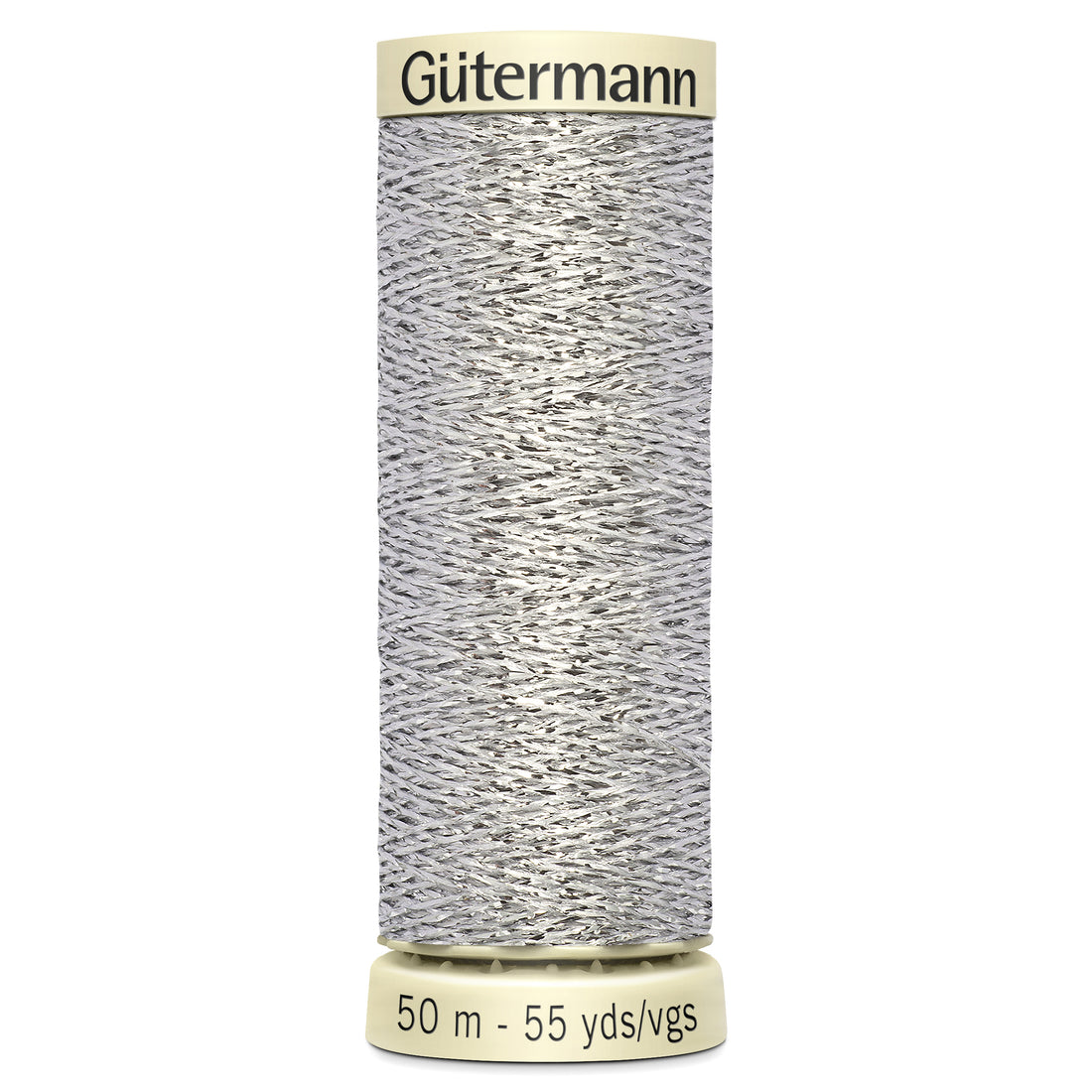 Gutermann Metallic Effect Thread - Silver-Thread-Flying Bobbins Haberdashery